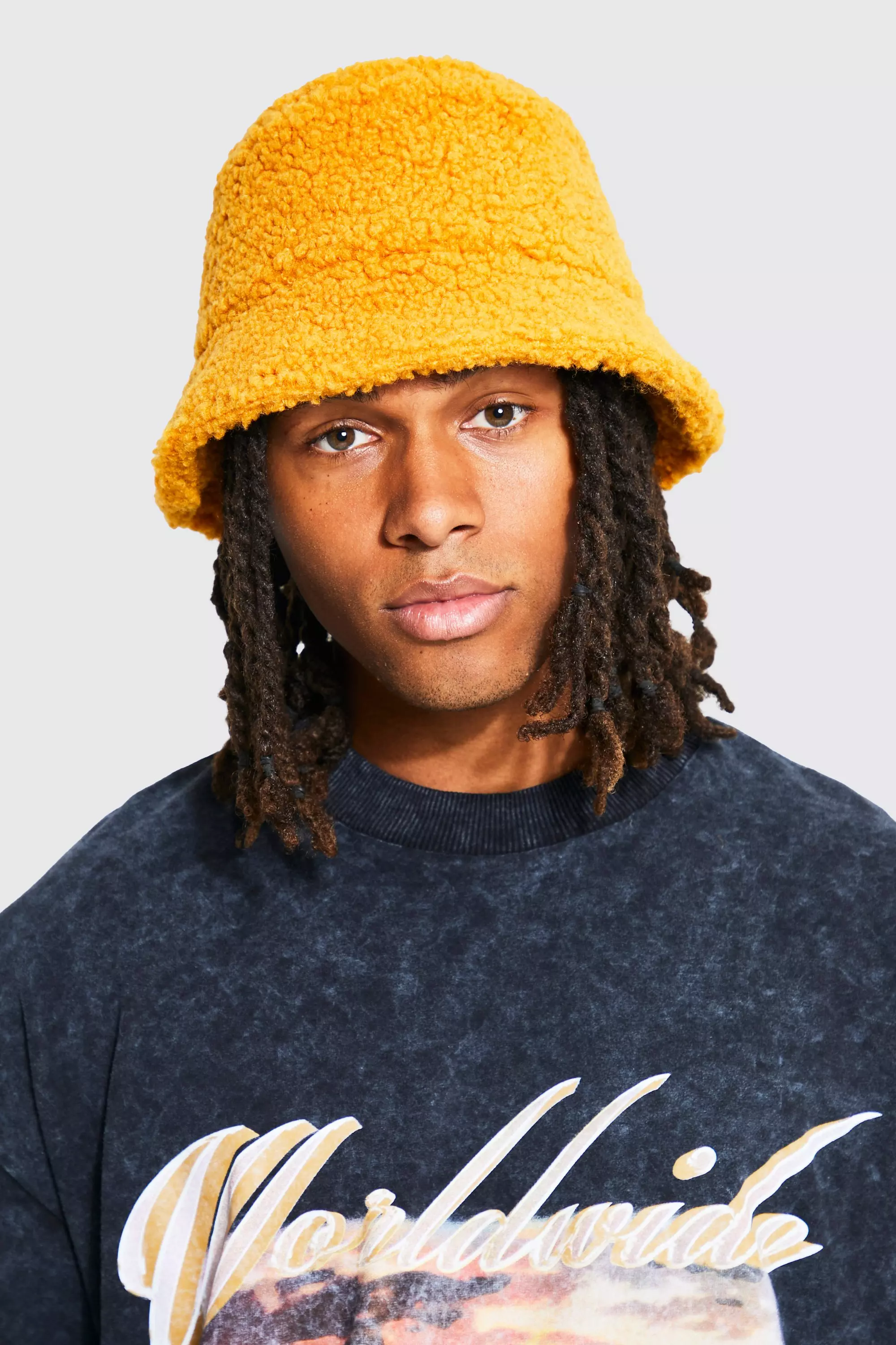 Borg Bucket Hat boohooMAN USA