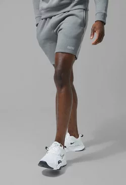 Charcoal Grey Man Active Gym Basic Short
