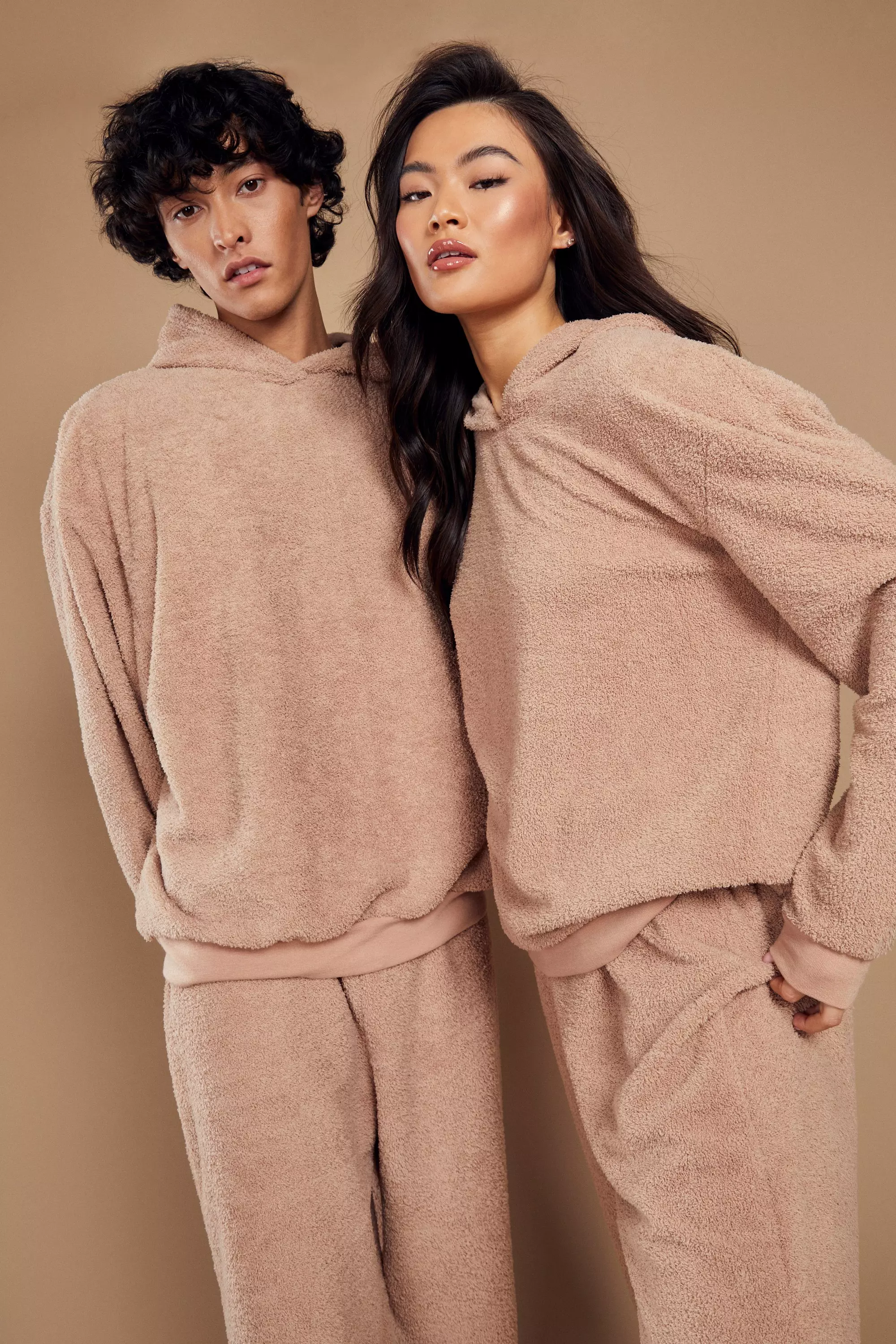 Teddy hoodie and joggers hotsell