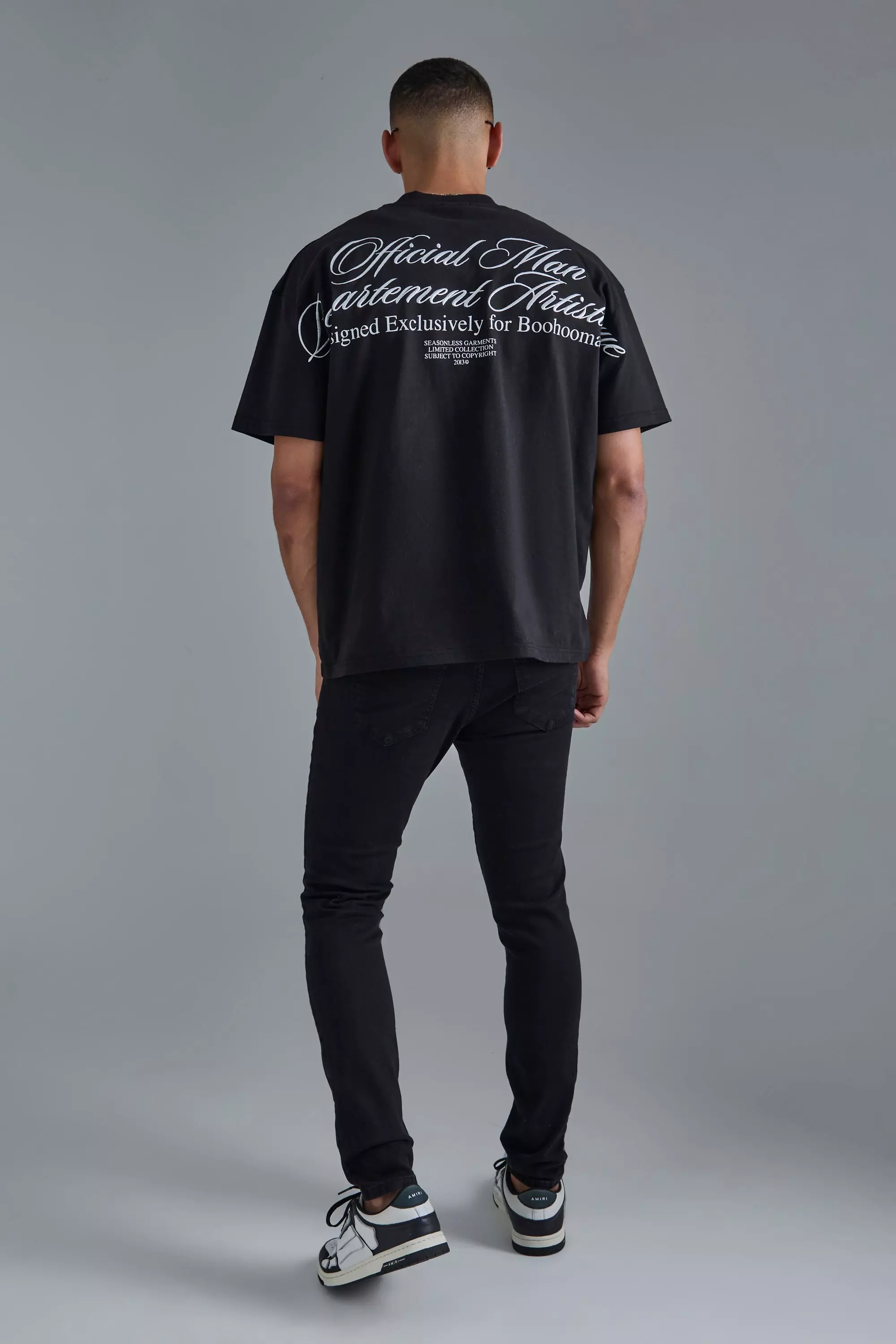 Skinny Stretch zerrissene Jeans, True black alternatives Bild