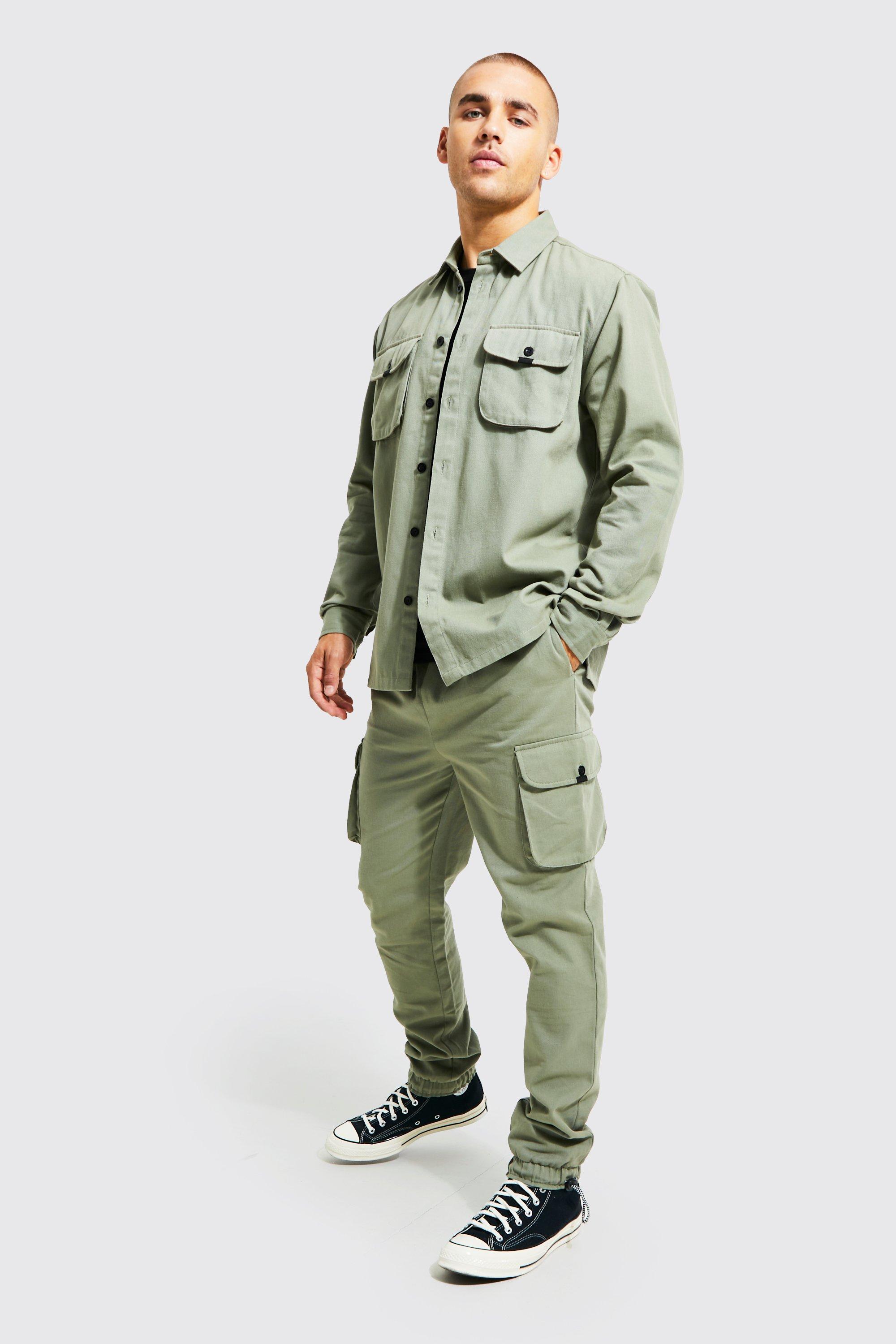 Official Man Utility Shirt & Pants Set