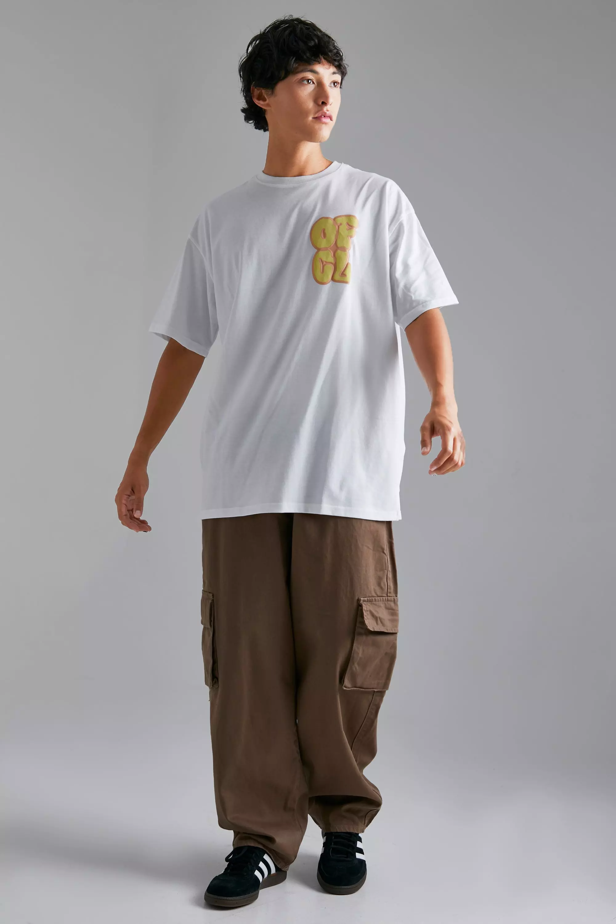 Baggy Fit Skate Cargo Jeans