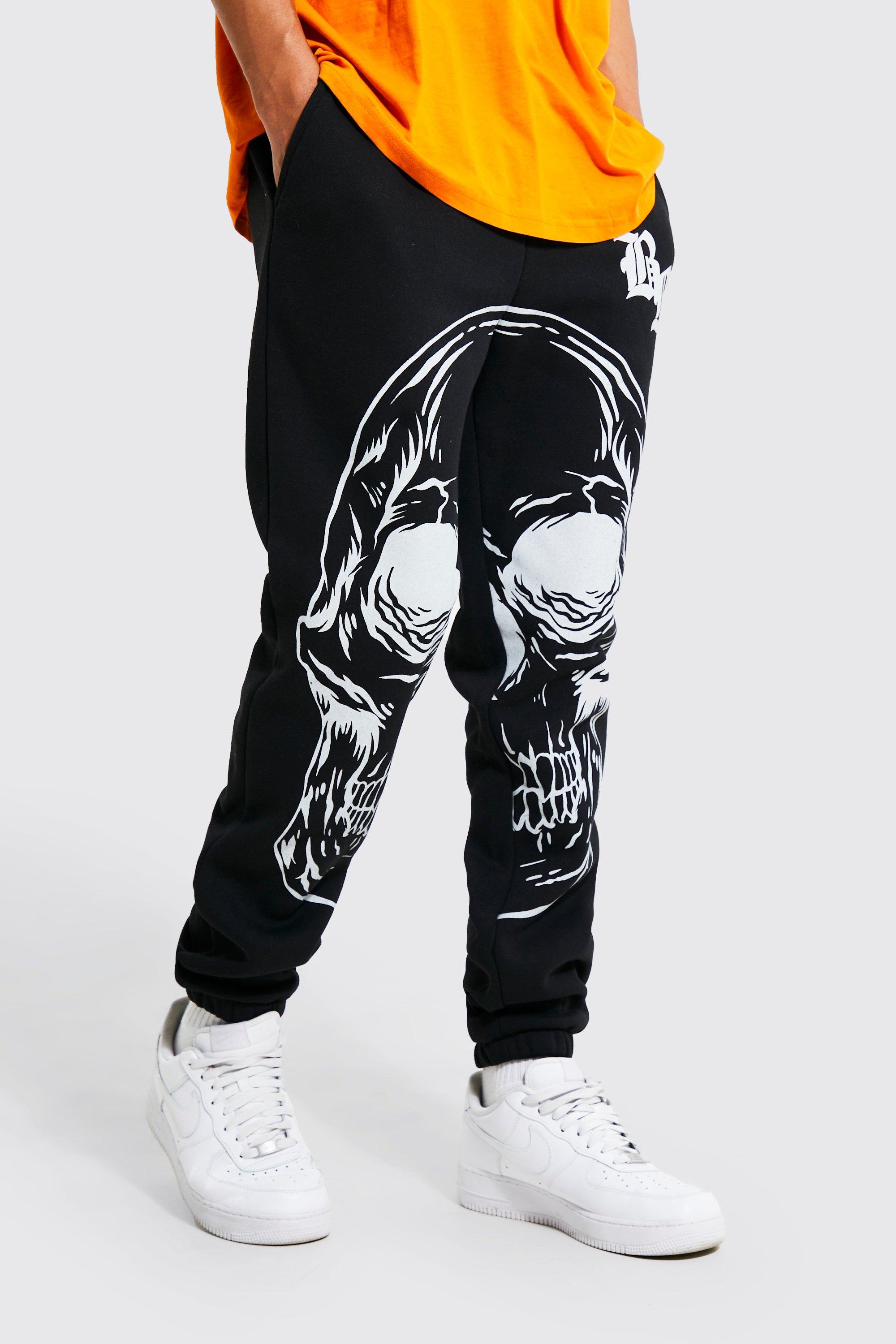 Skull joggers sale