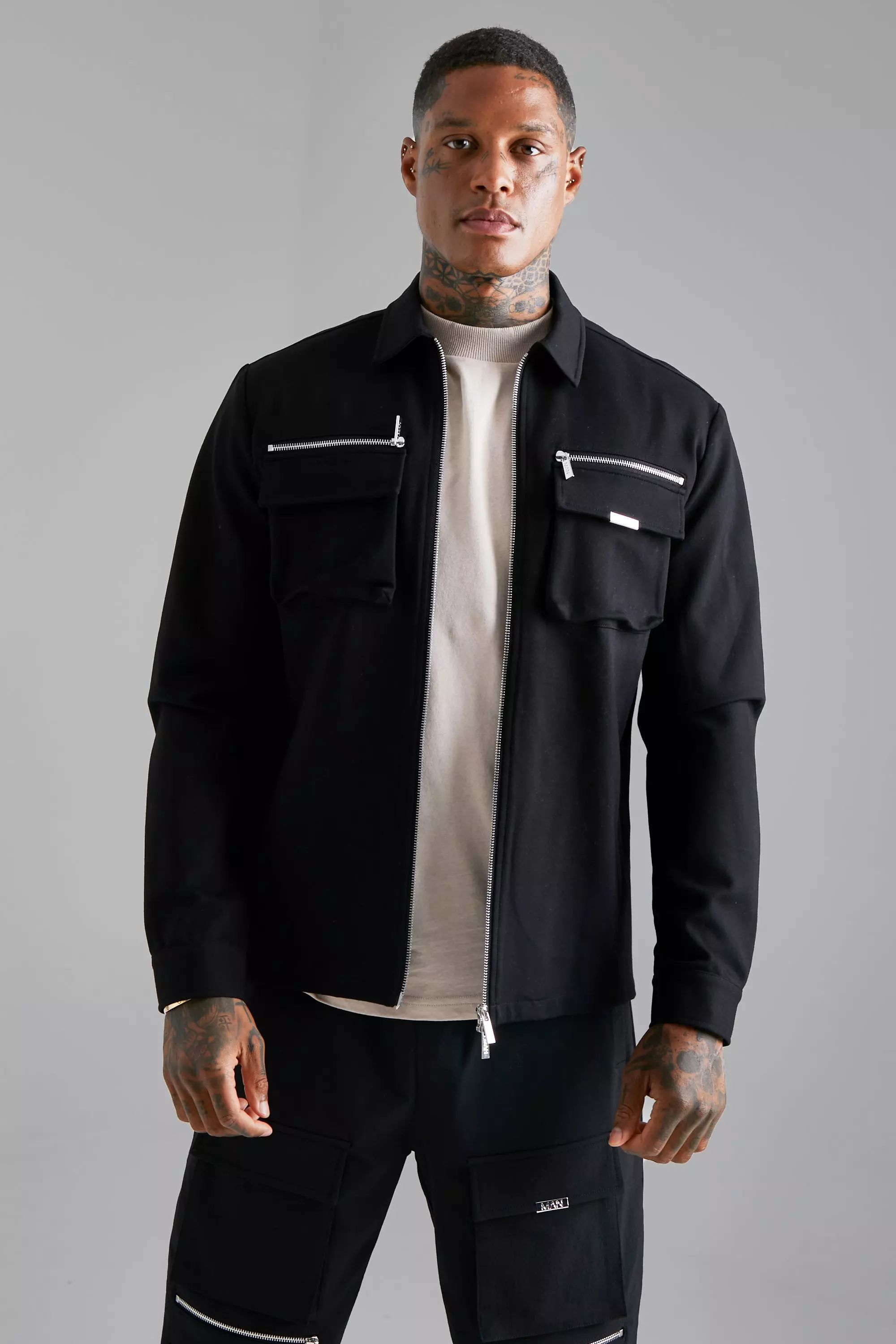 Daily Paper Coach Jacket Black