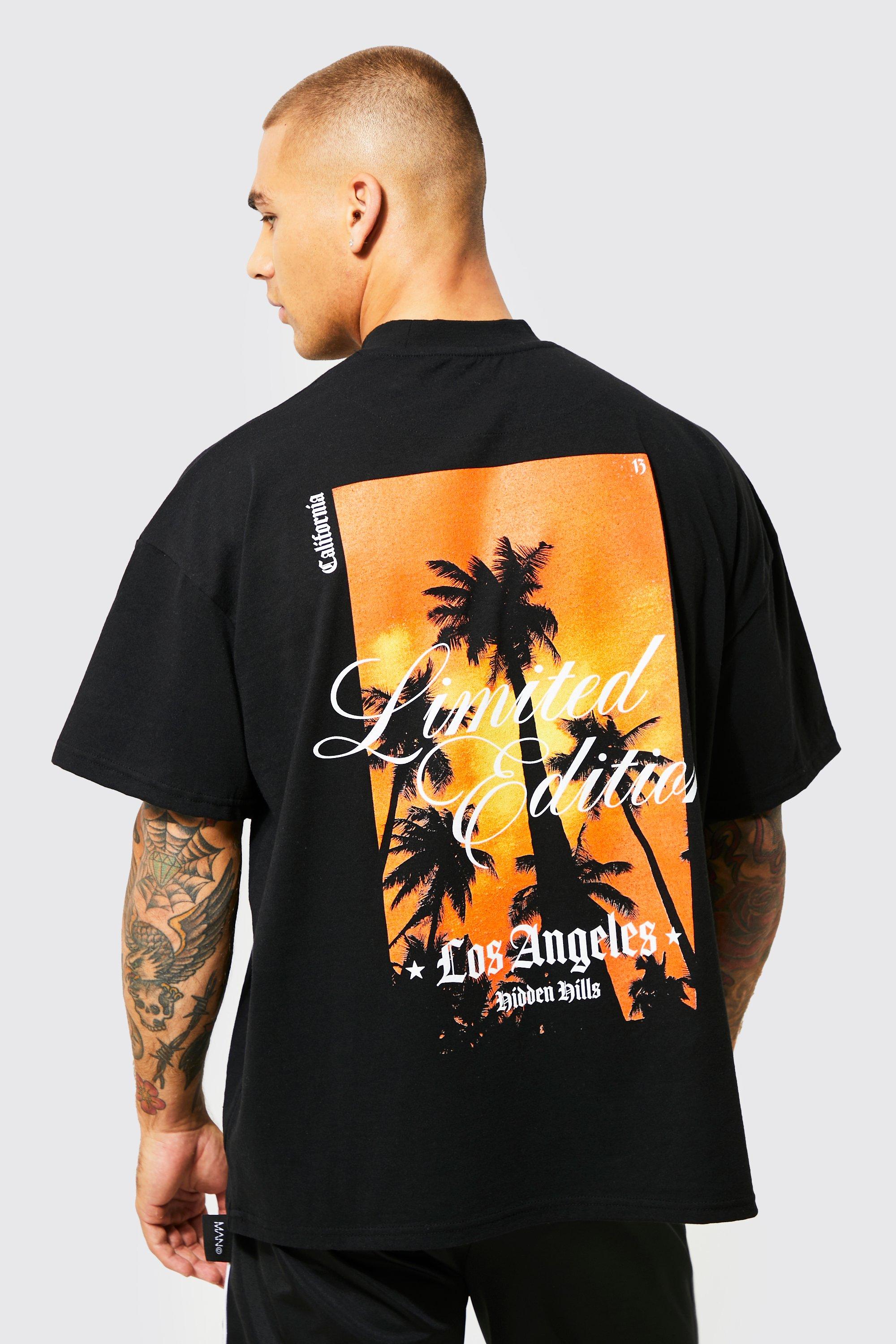 Oversized Los Angeles Palm Graphic T-shirt