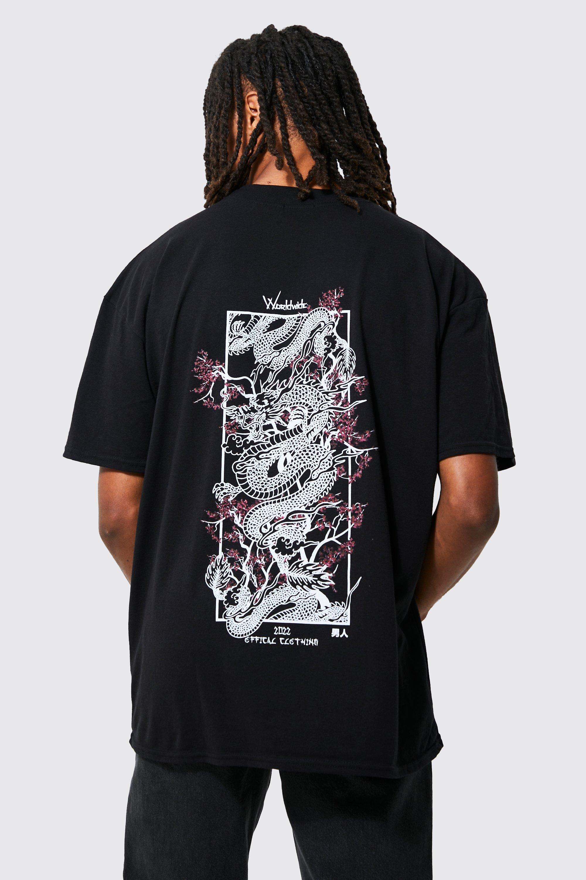 Vans t hot sale shirt dragon