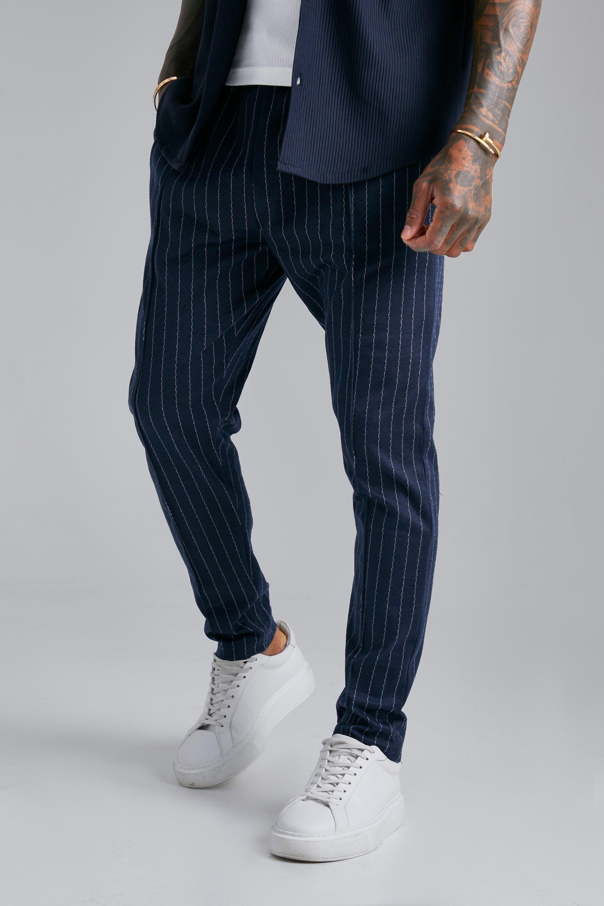 Pinstripe jogger hot sale