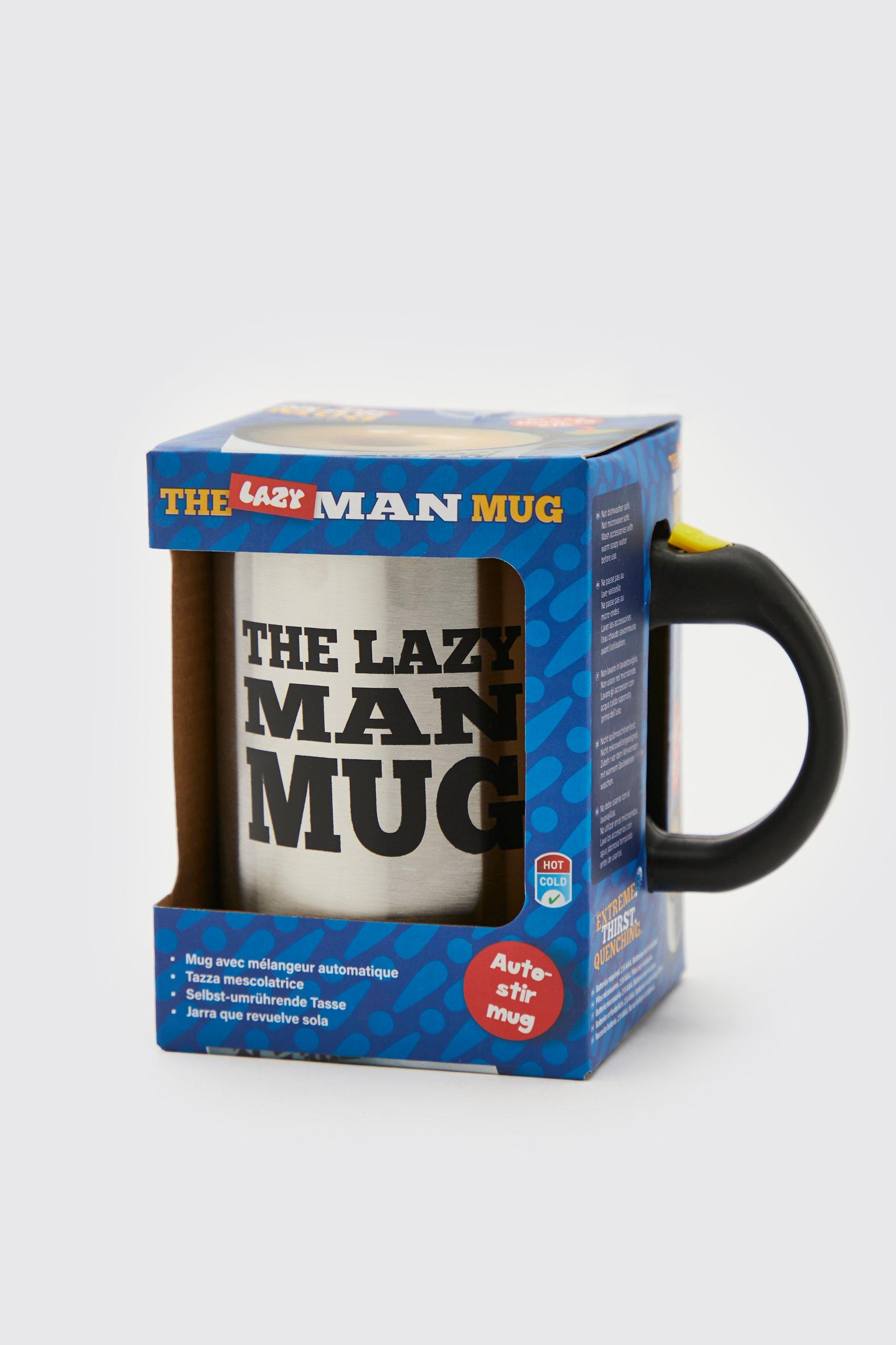 Lazy Man Self Stirring Mug | boohooMAN USA