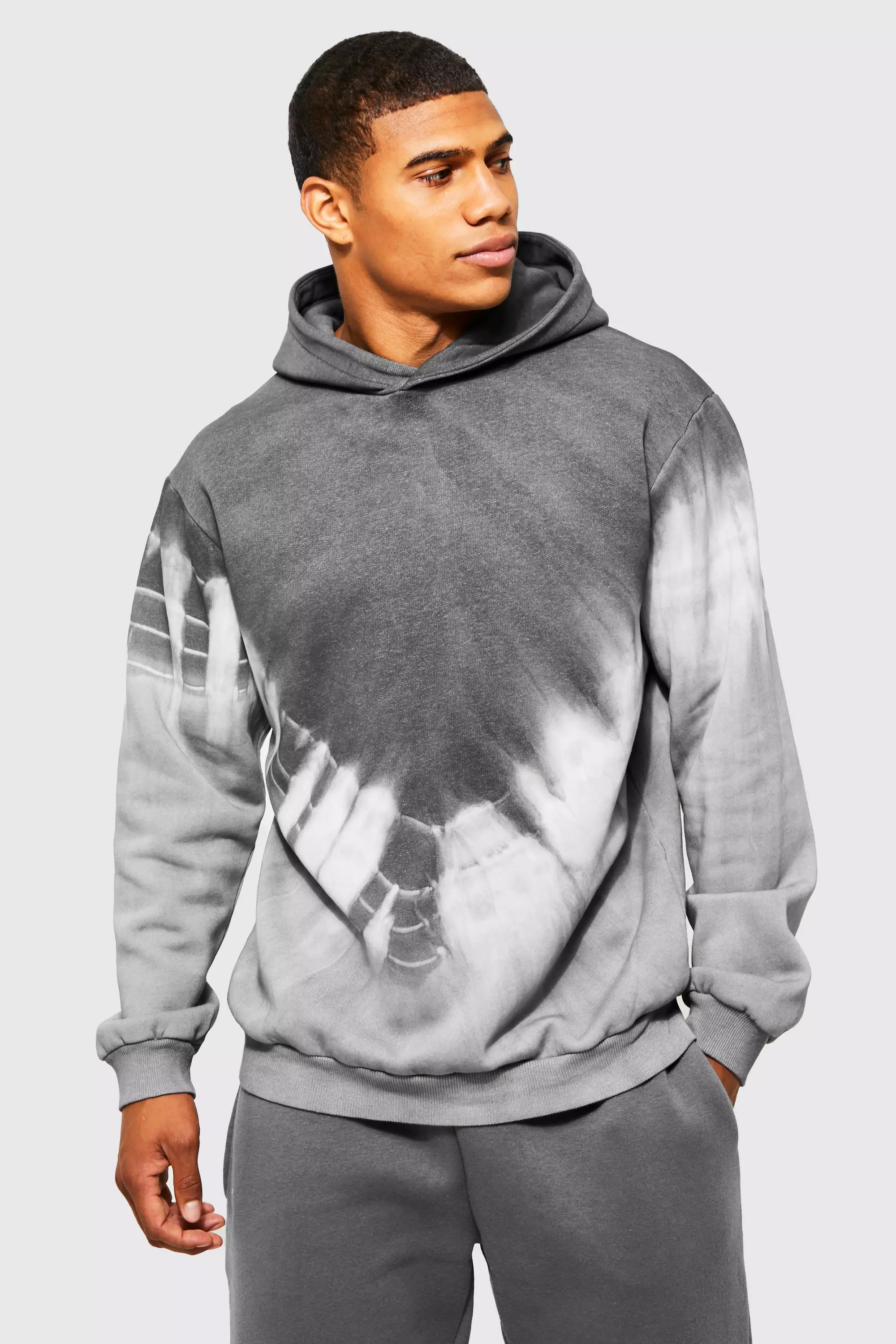 Tie Dye Hoodie boohooMAN UK