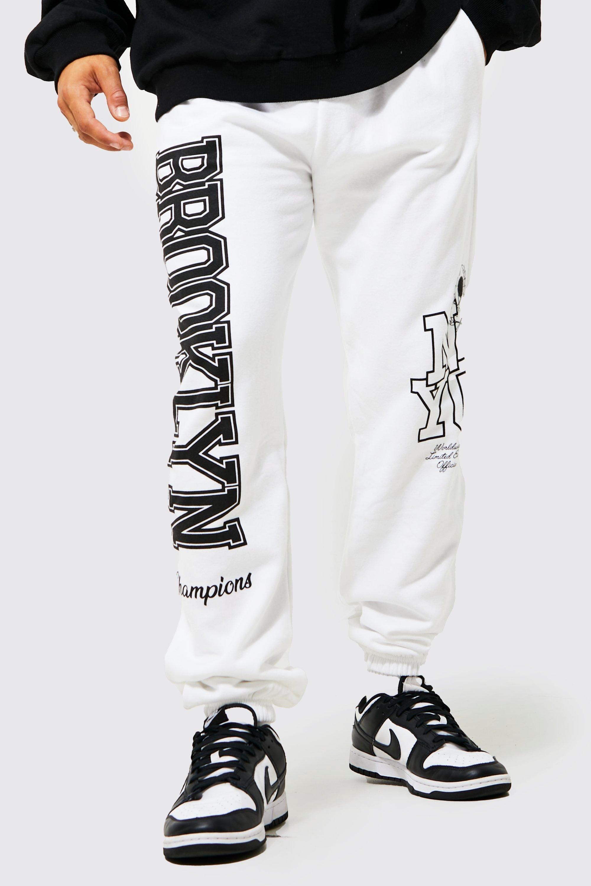 Loose Fit Printed Joggers