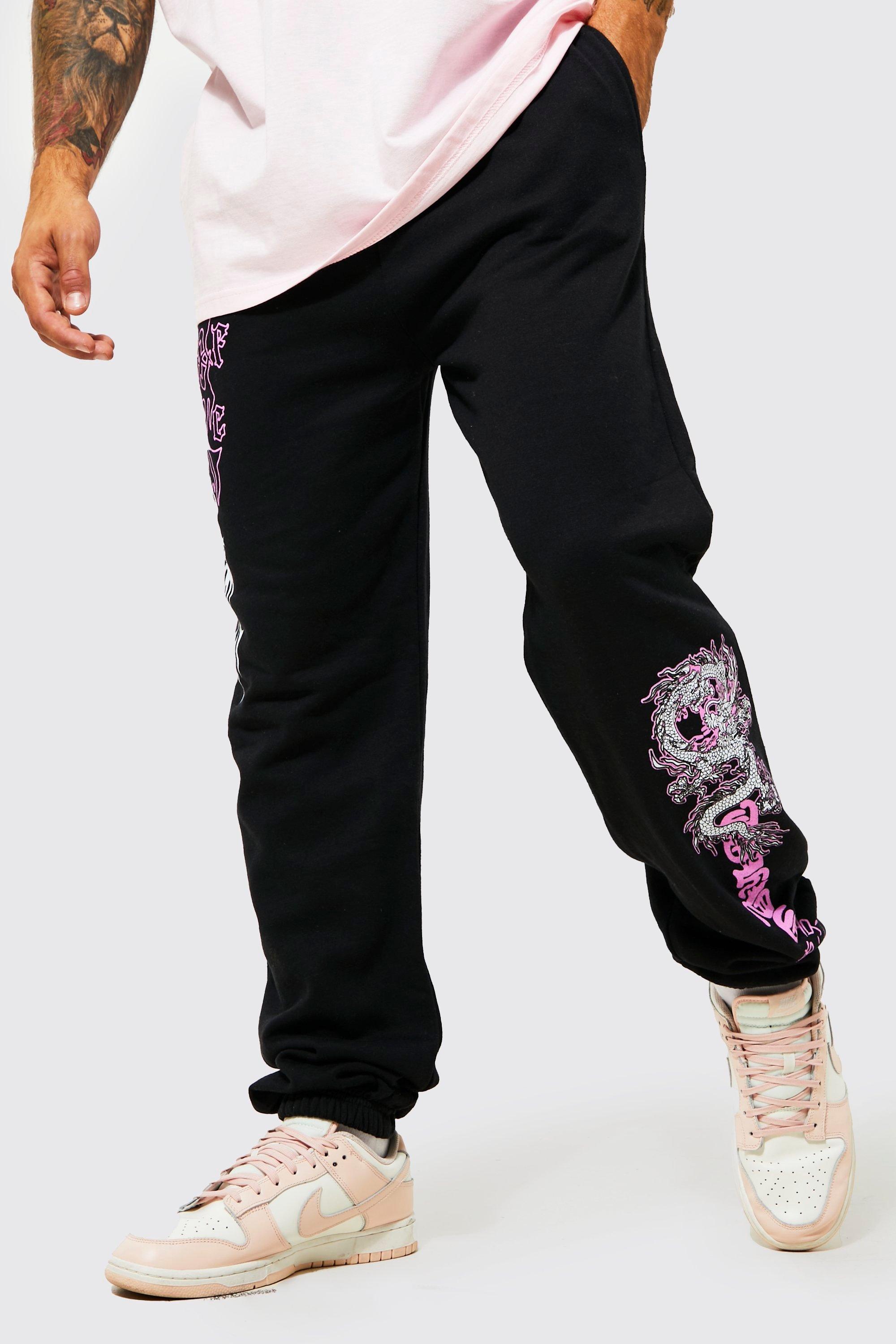 White dragon online joggers