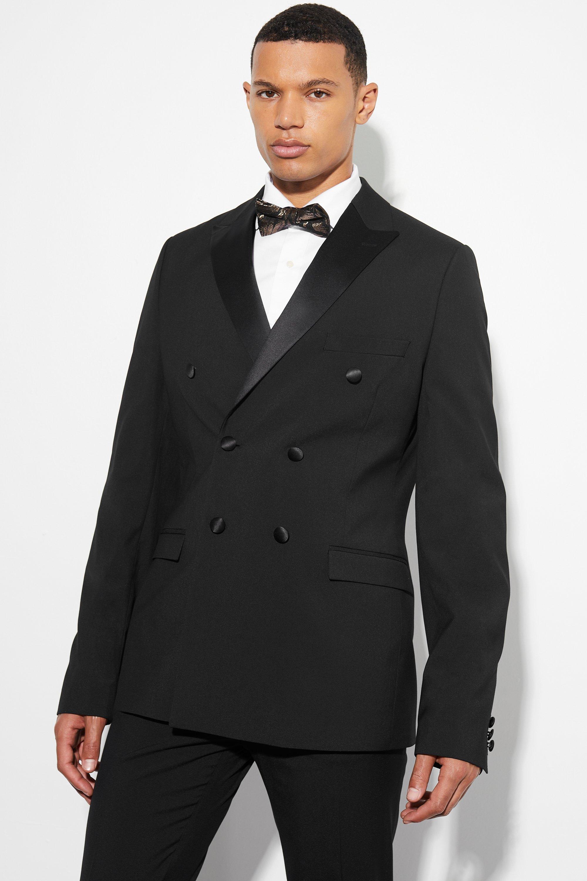 Mens double clearance breasted dinner jacket