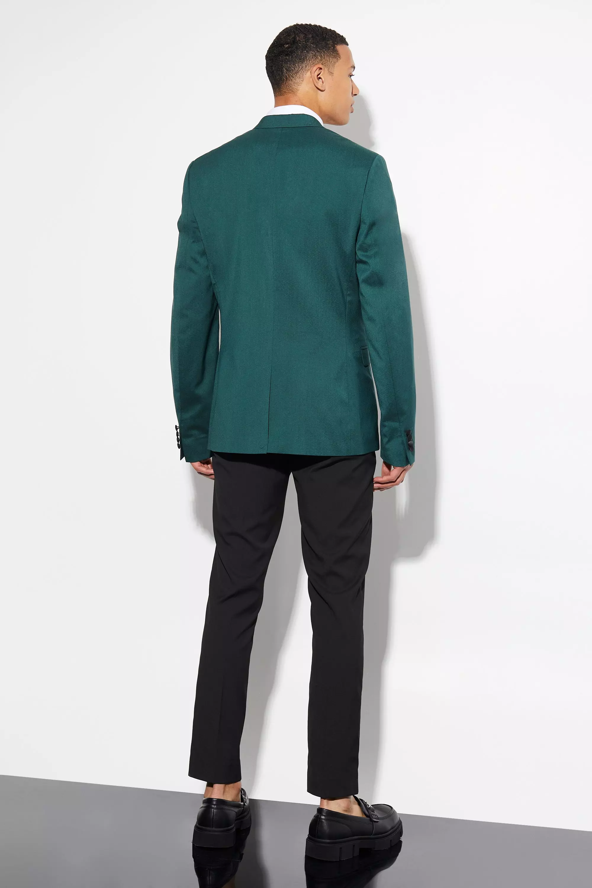 Forest Tall Skinny Tuxedo Single Breasted Suit Jacket alternative image