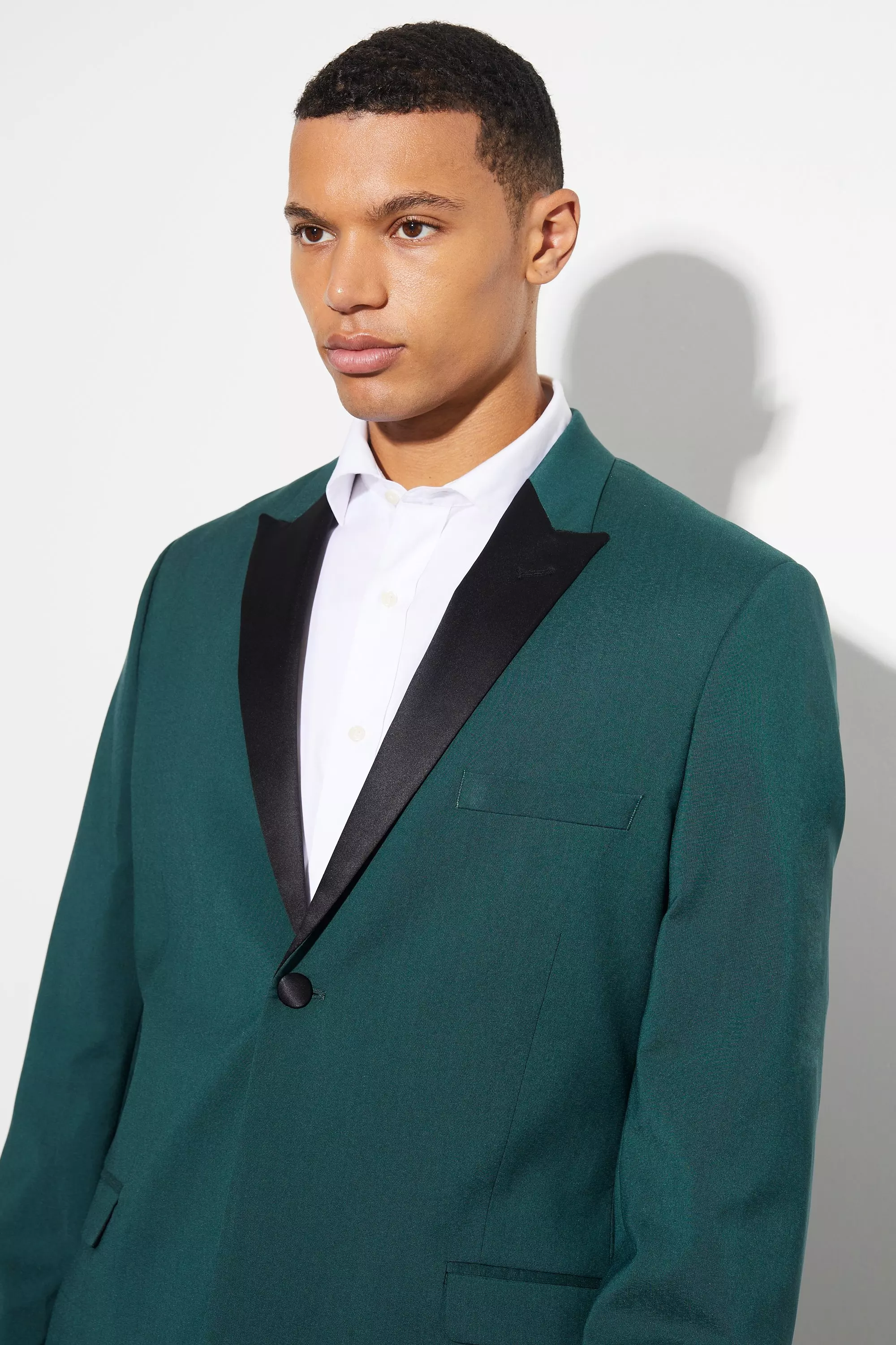Forest Tall Skinny Tuxedo Single Breasted Suit Jacket alternative image