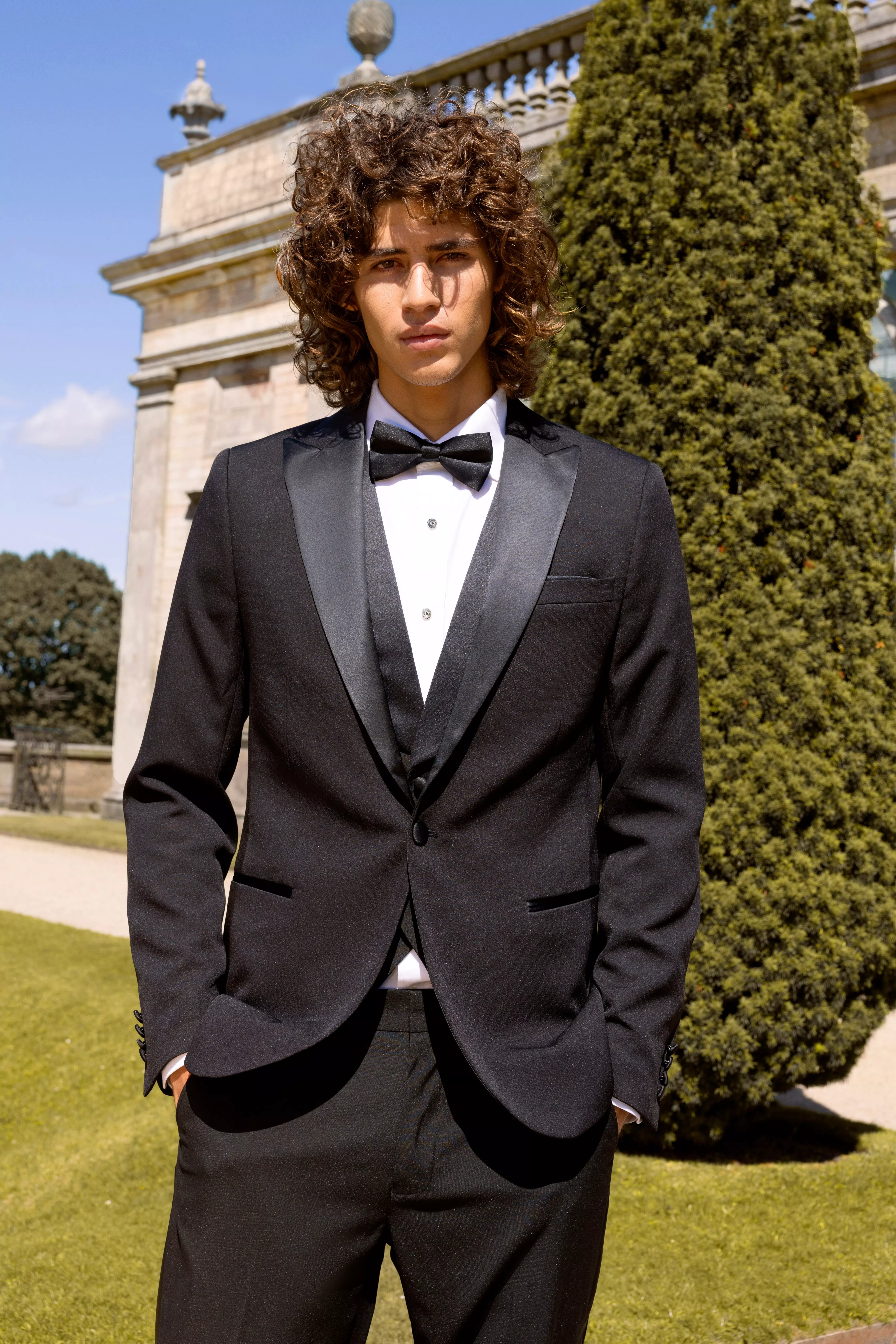 Skinny 2025 tuxedo suit