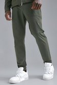 Khaki Nylon Technical Pants