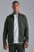 Khaki Nylon Technical Jacket