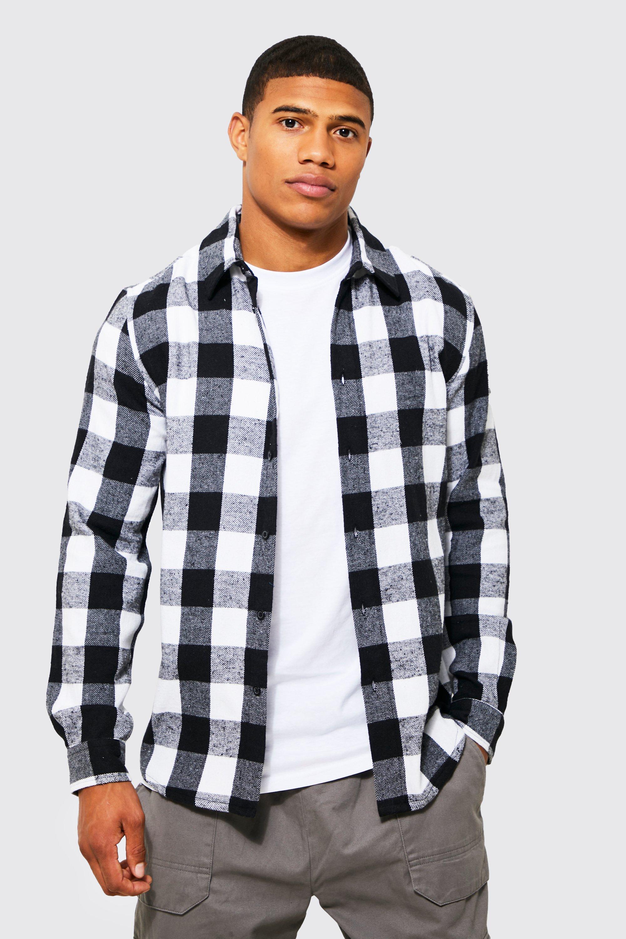 Long Sleeve Regular Fit Flannel Shirt