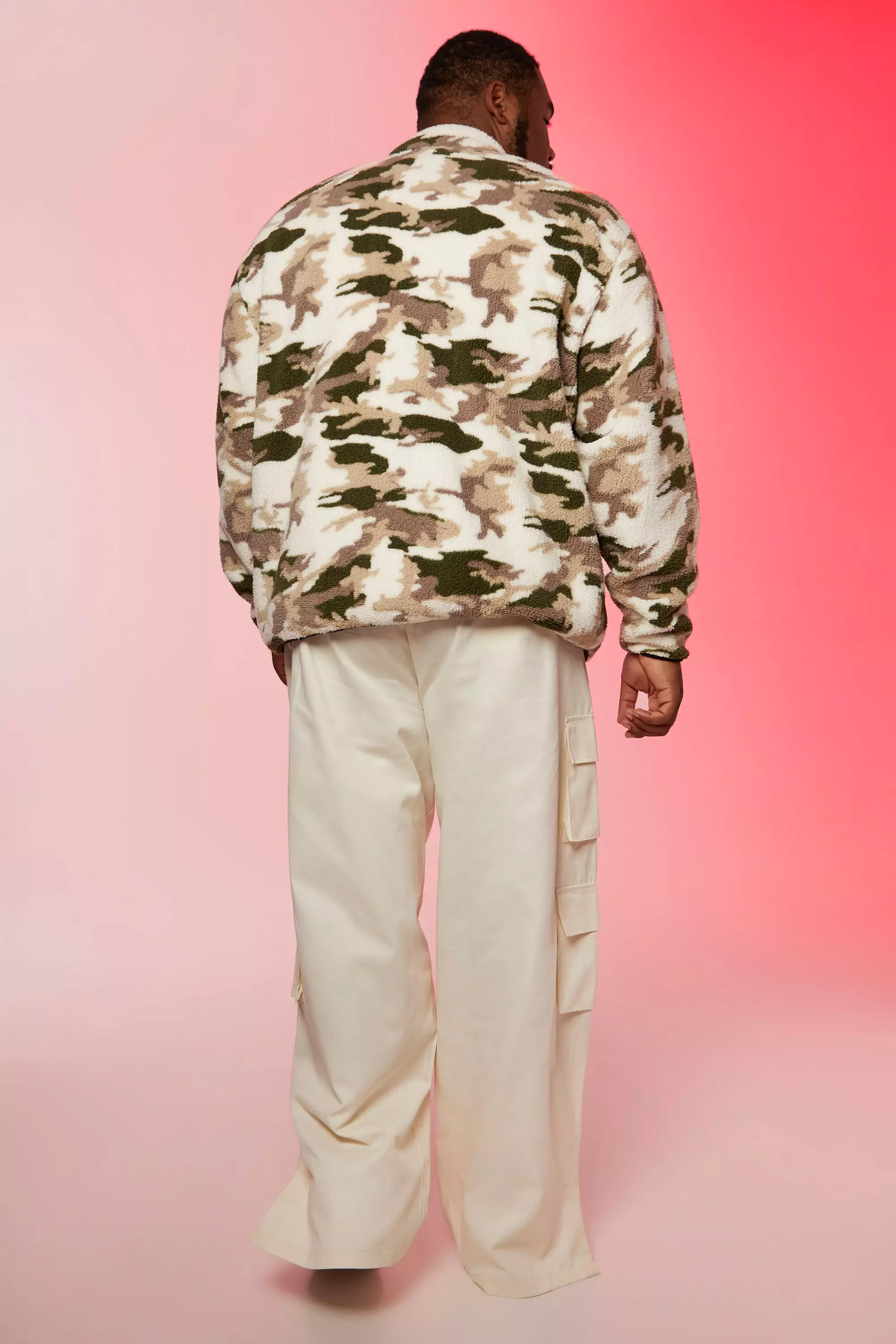 Camo borg jacket hot sale