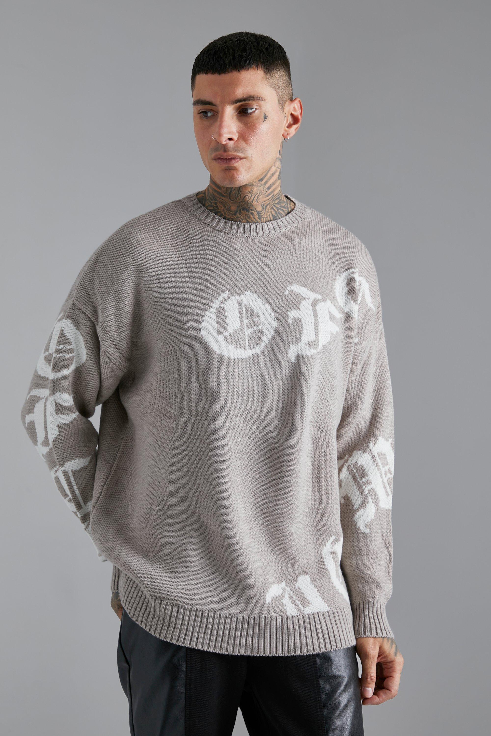 All Over Offcl Knitted Jumper