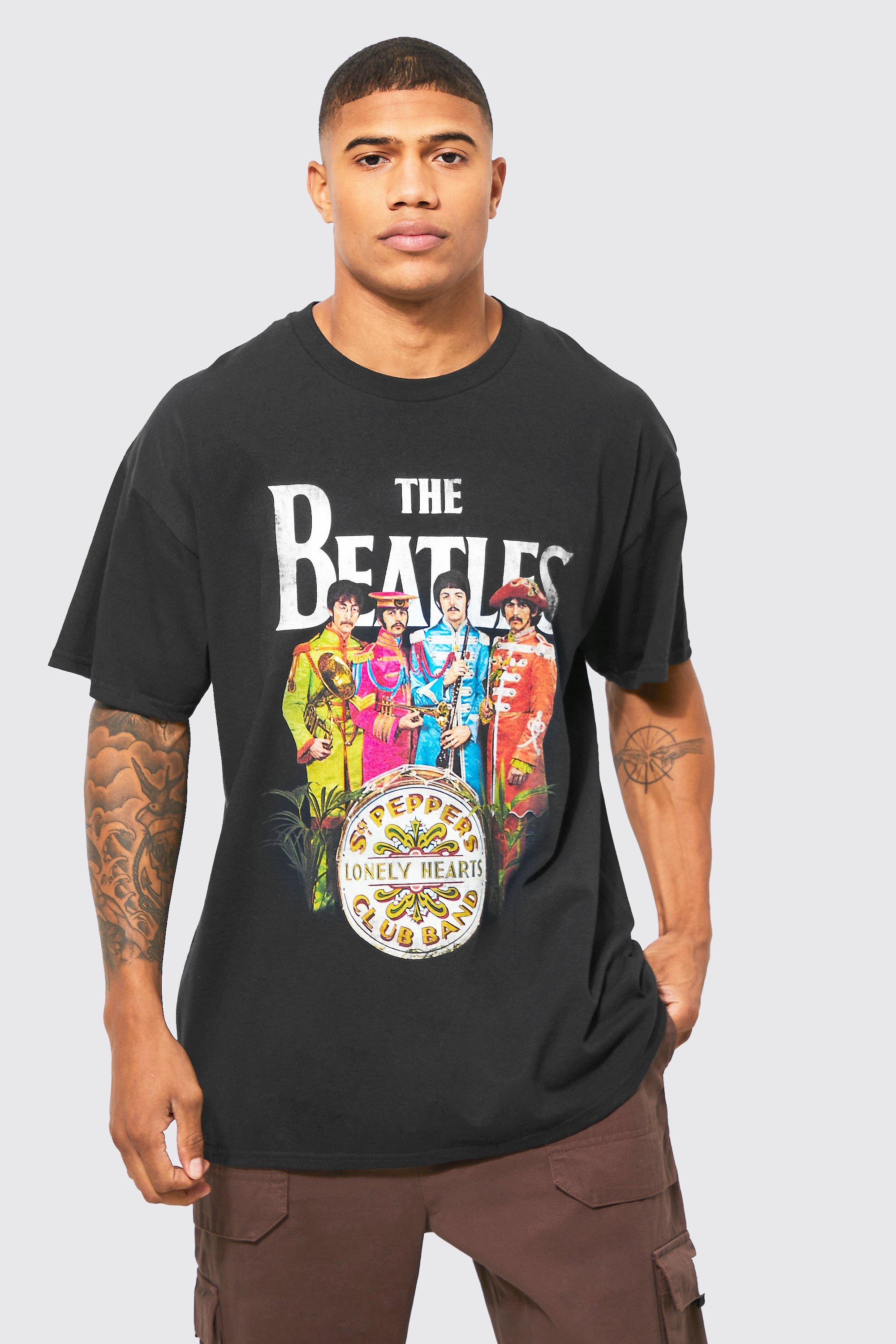 Beatles Sgt. Pepper's Lonely Hearts Club Band T-Shirt Size: XL Black