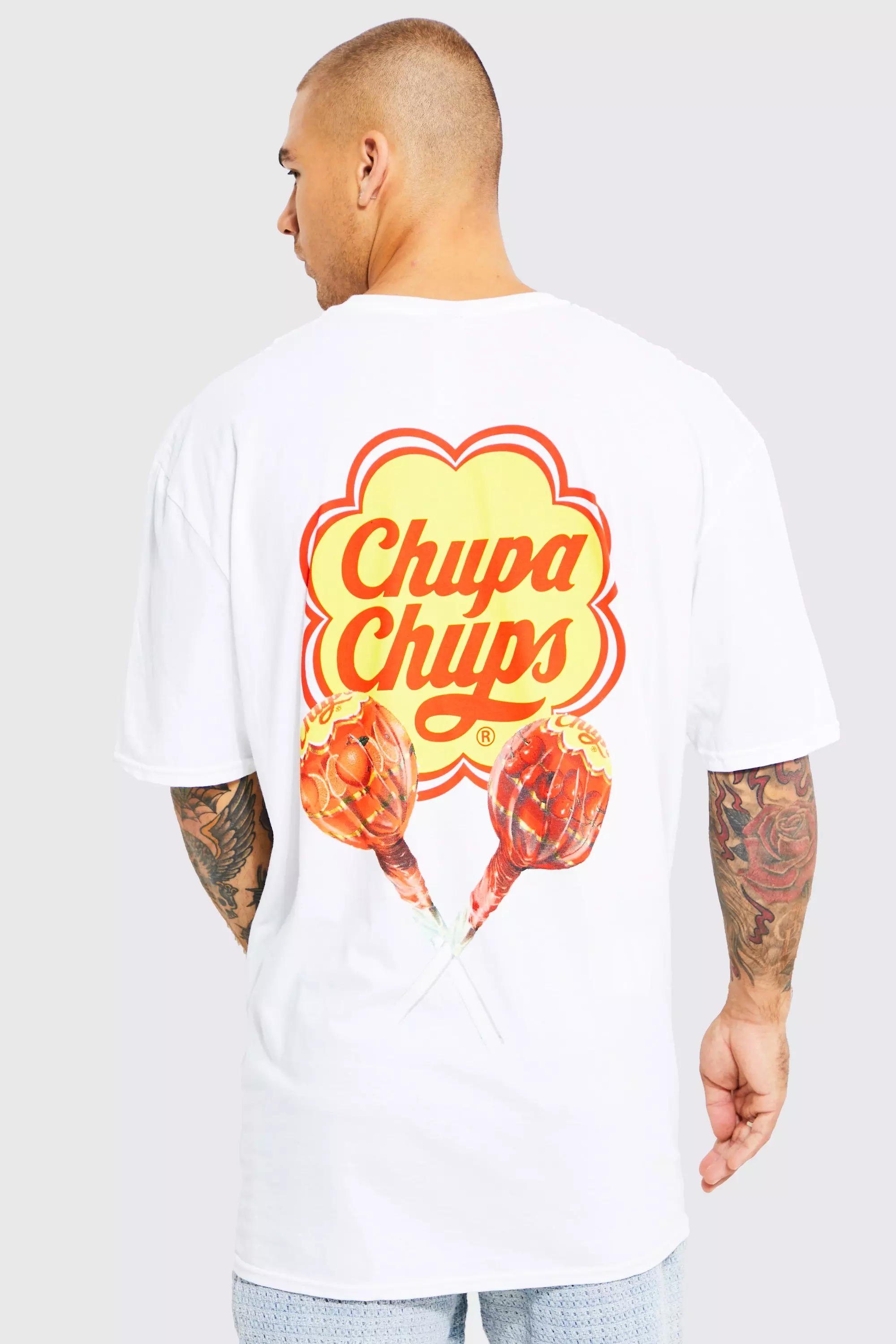 Oversized Chupa Chups License T shirt boohooMAN