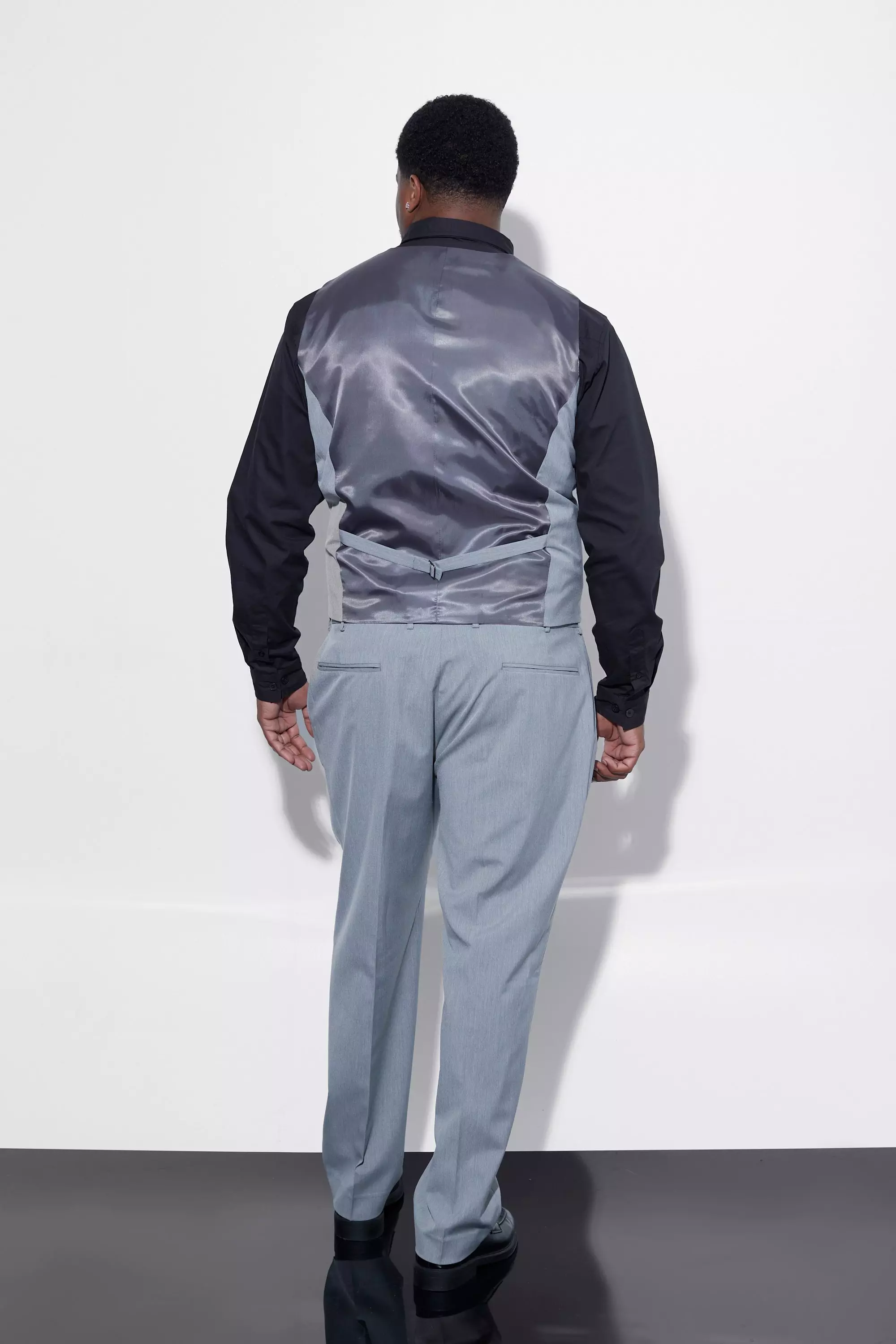 Grande taille - Pantalon de costume slim, Grey autre image