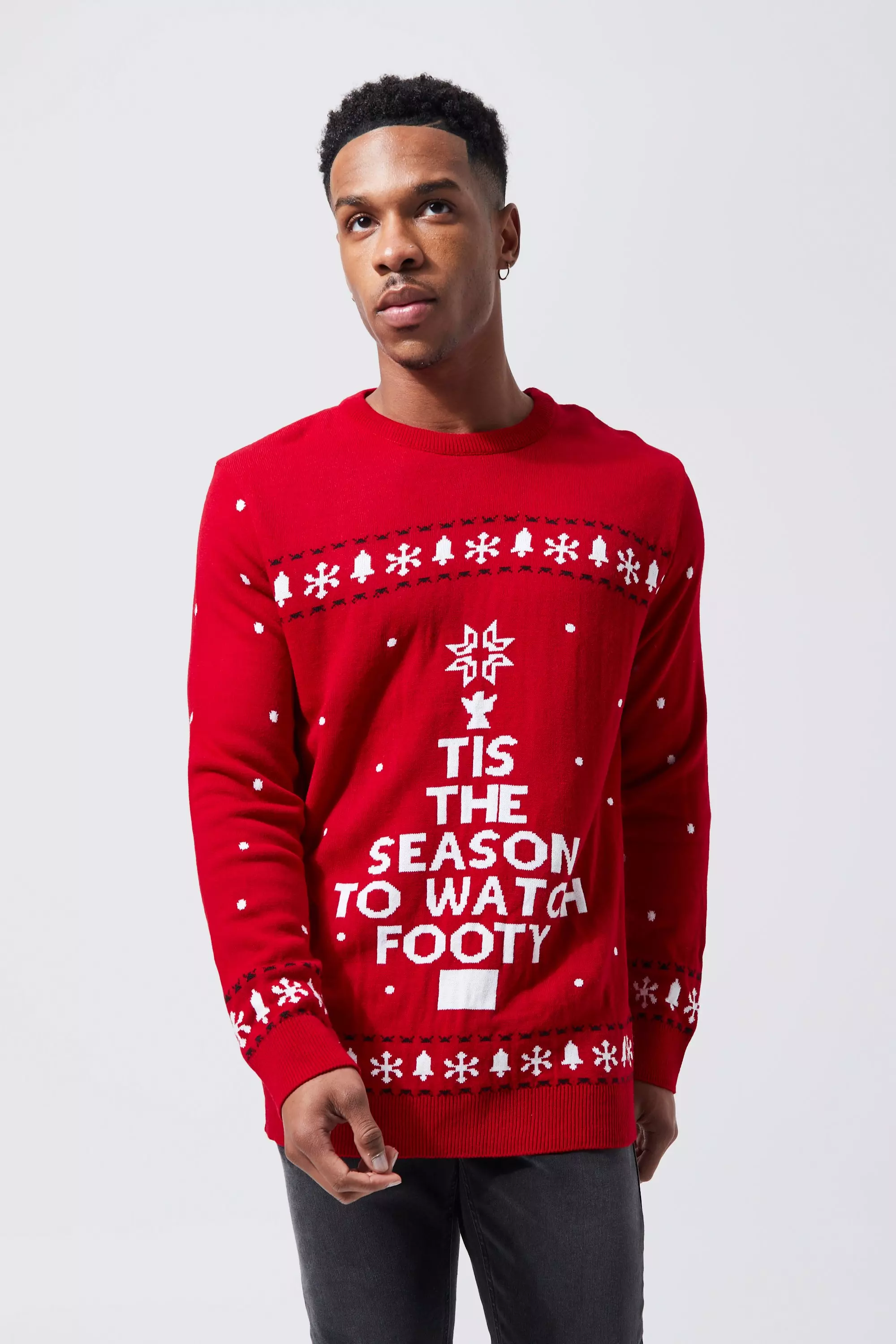Boohooman christmas jumper shop