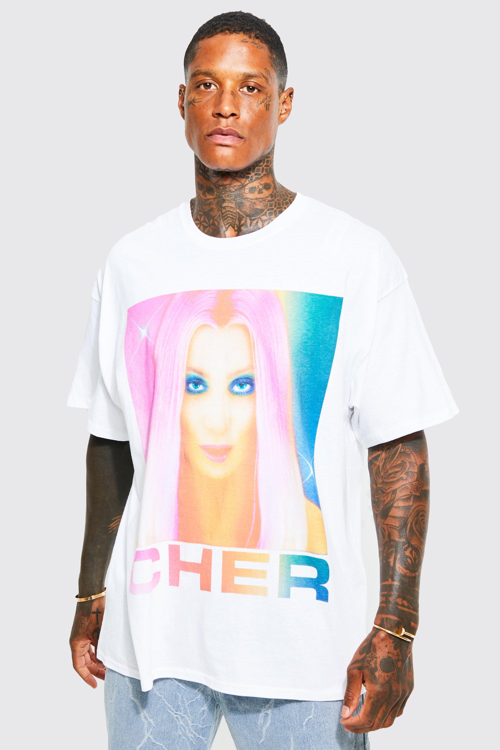 Oversized Cher License T shirt boohooMAN USA