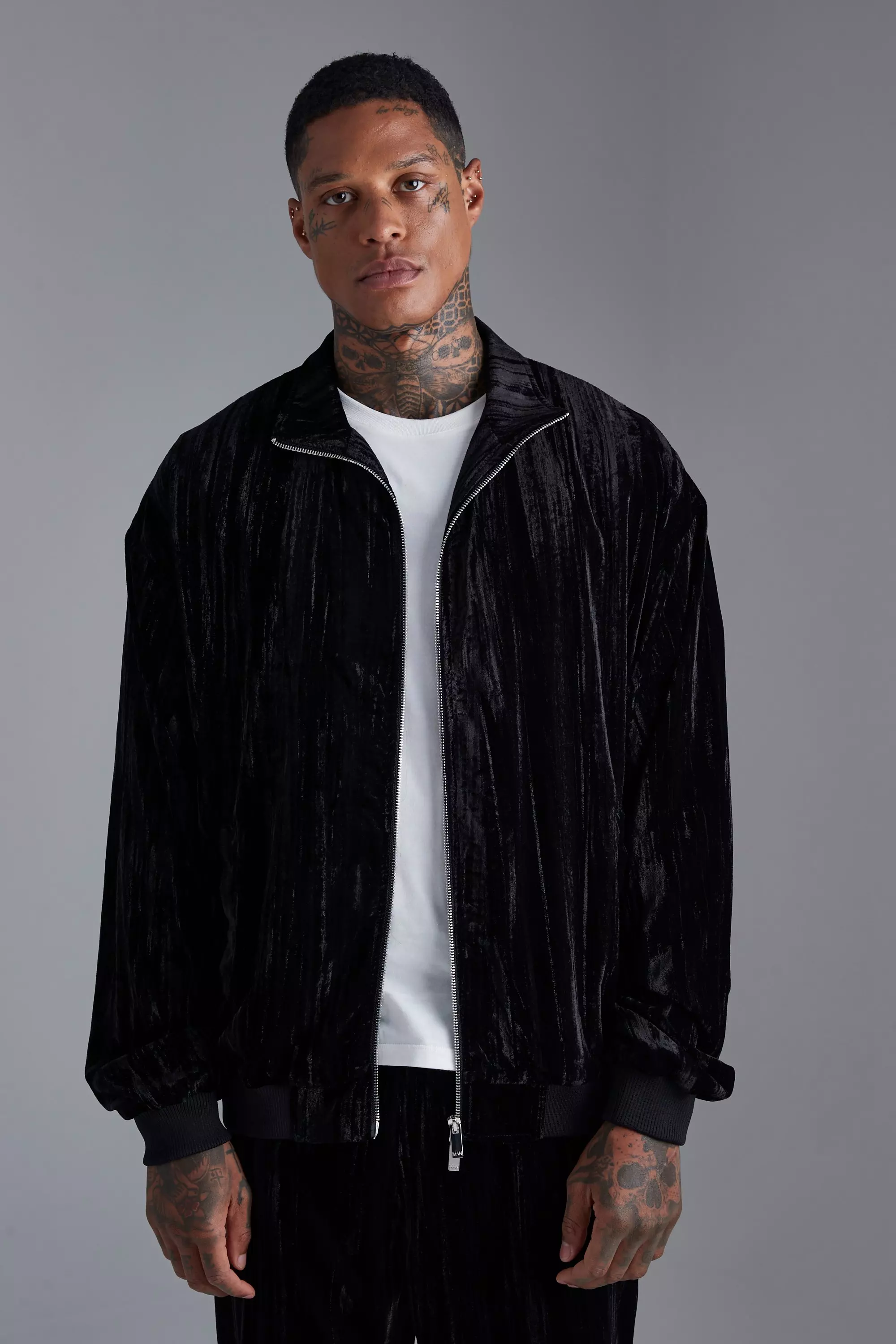 Track jacket velour sale