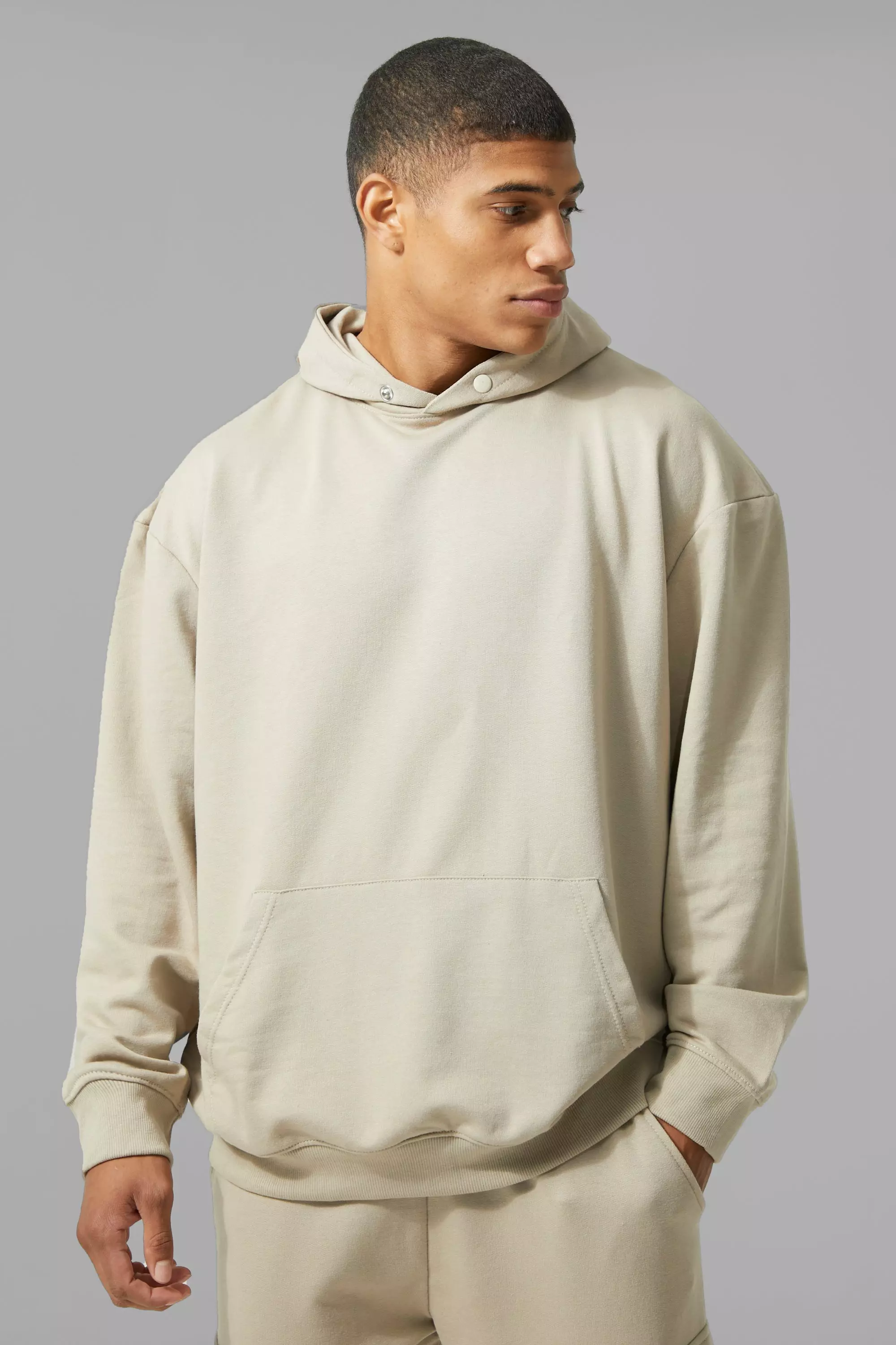 Man Active Oversized Hoodie boohooMAN