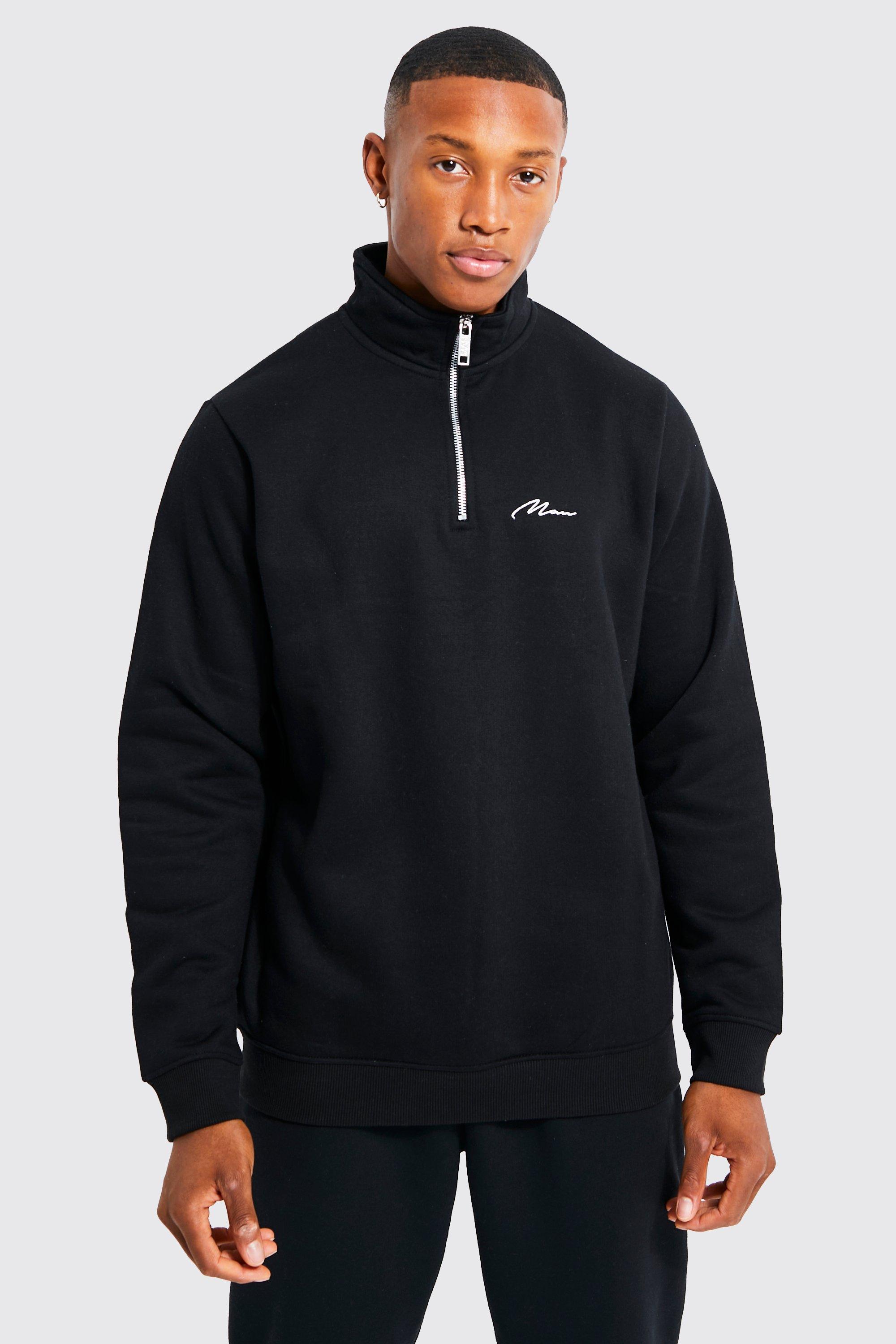 MAN Logo Hoodies | MAN Branded Hoodies | boohooMAN UK