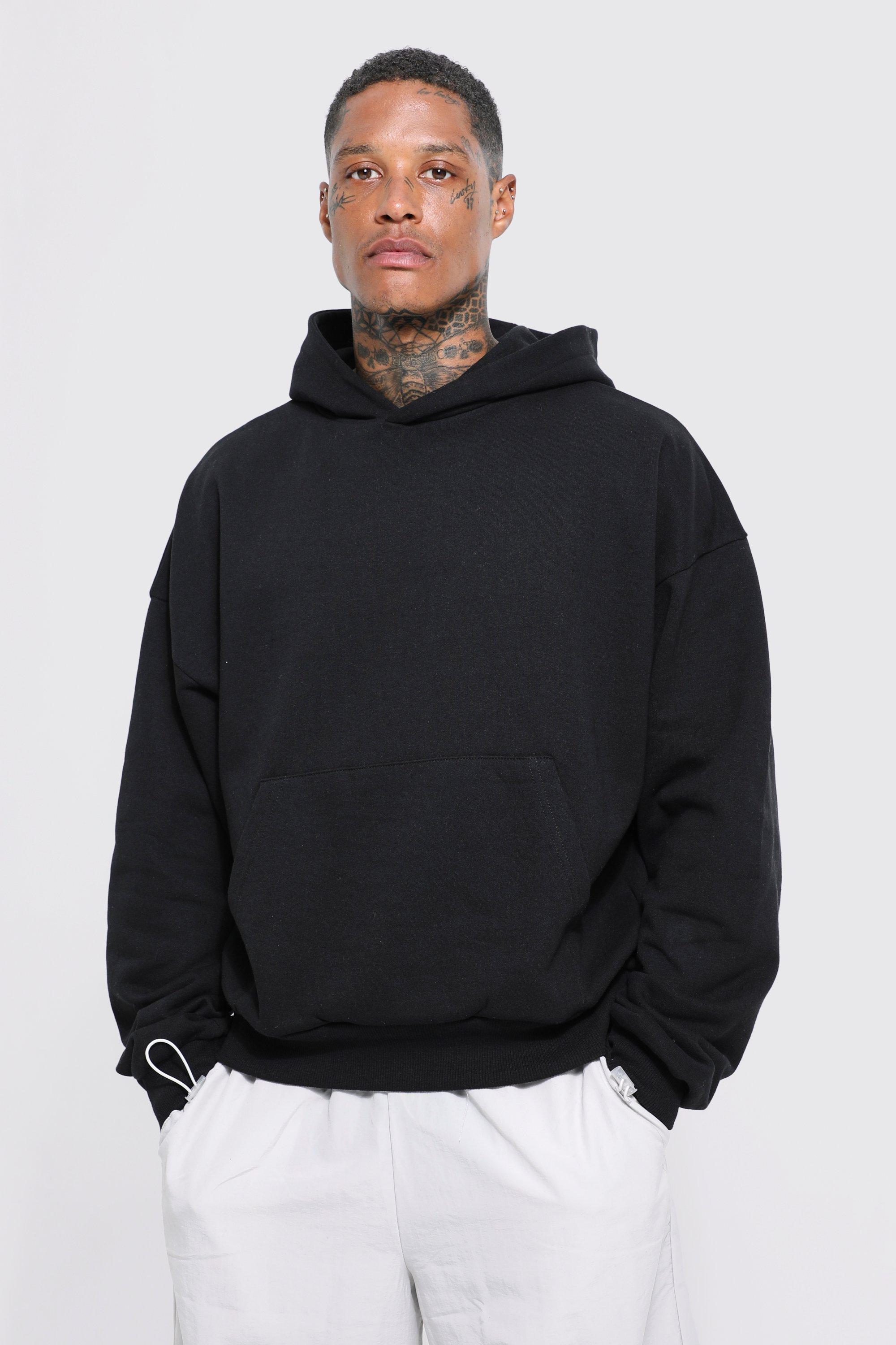 Basic Oversized Boxy Hoodie | boohooMAN USA