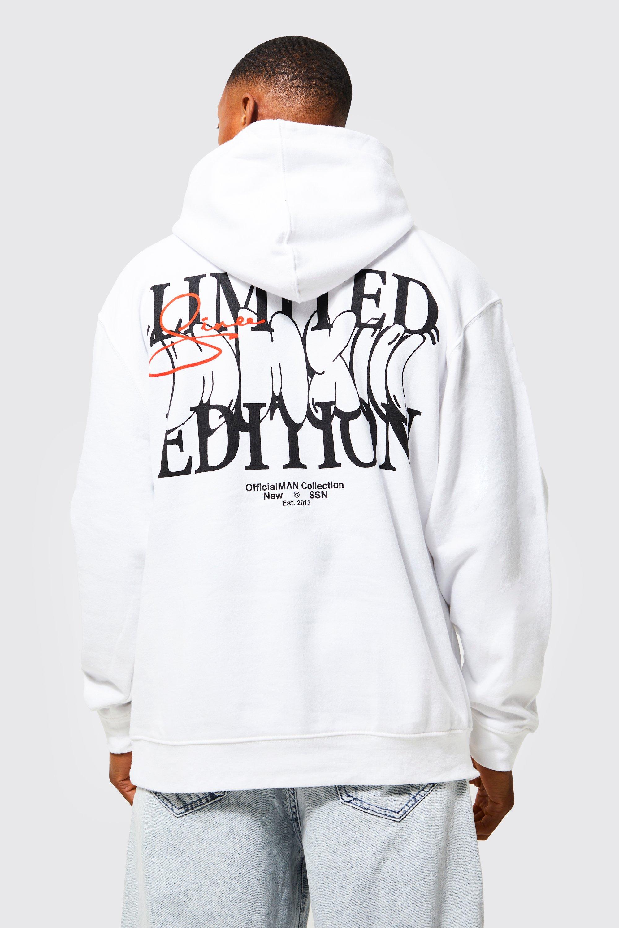 White store boohooman hoodie