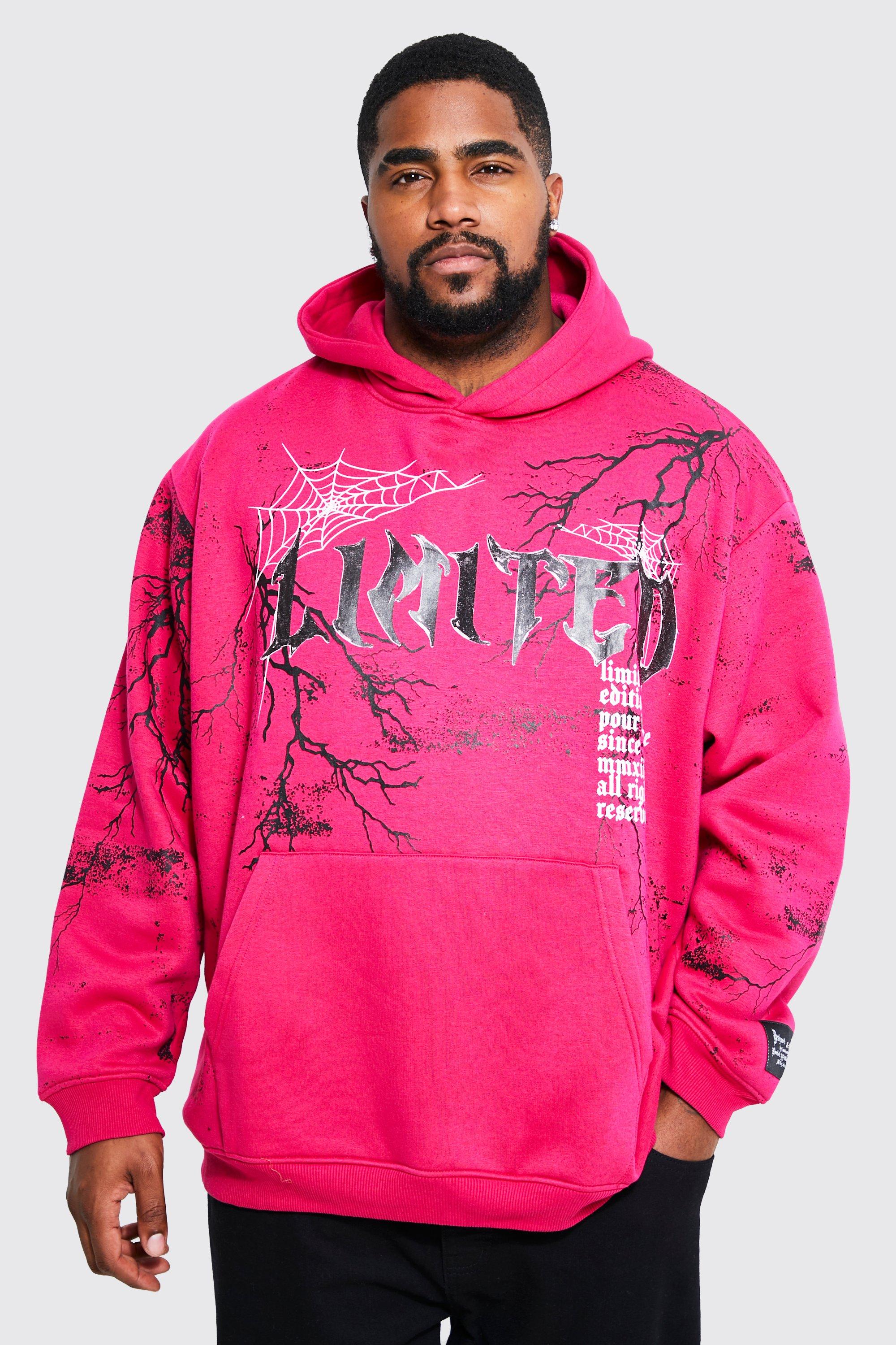 Mens Plus Size Hoodies | 3XL boohooMAN UK