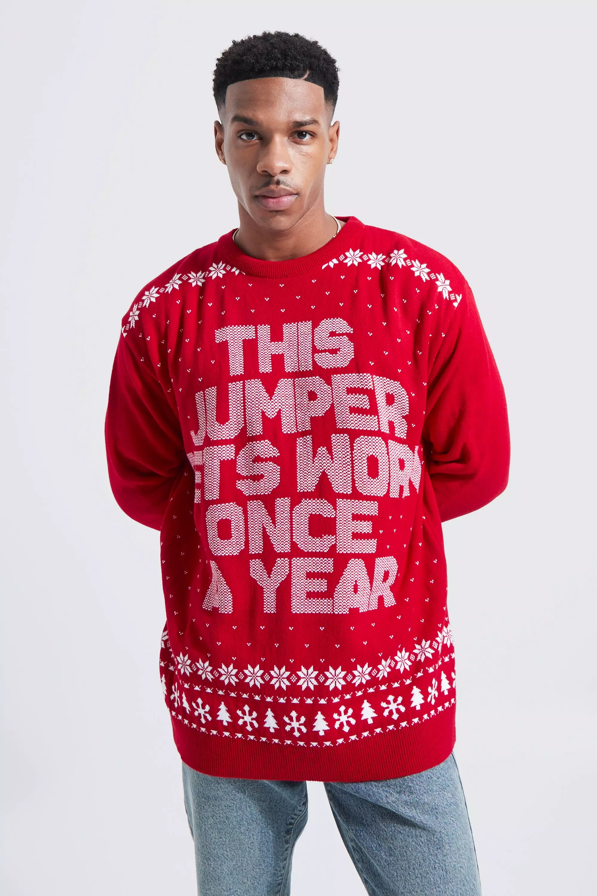 Once A Year Christmas Sweater Red