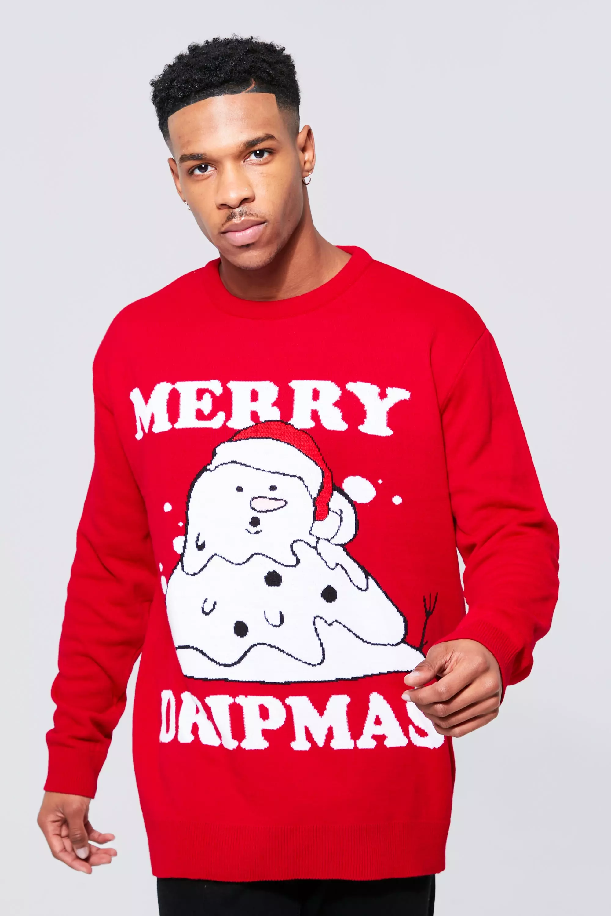 Red Merry Dripmas Christmas Sweater