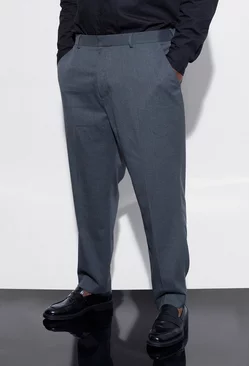 Plus Tapered Smart Trouser grey