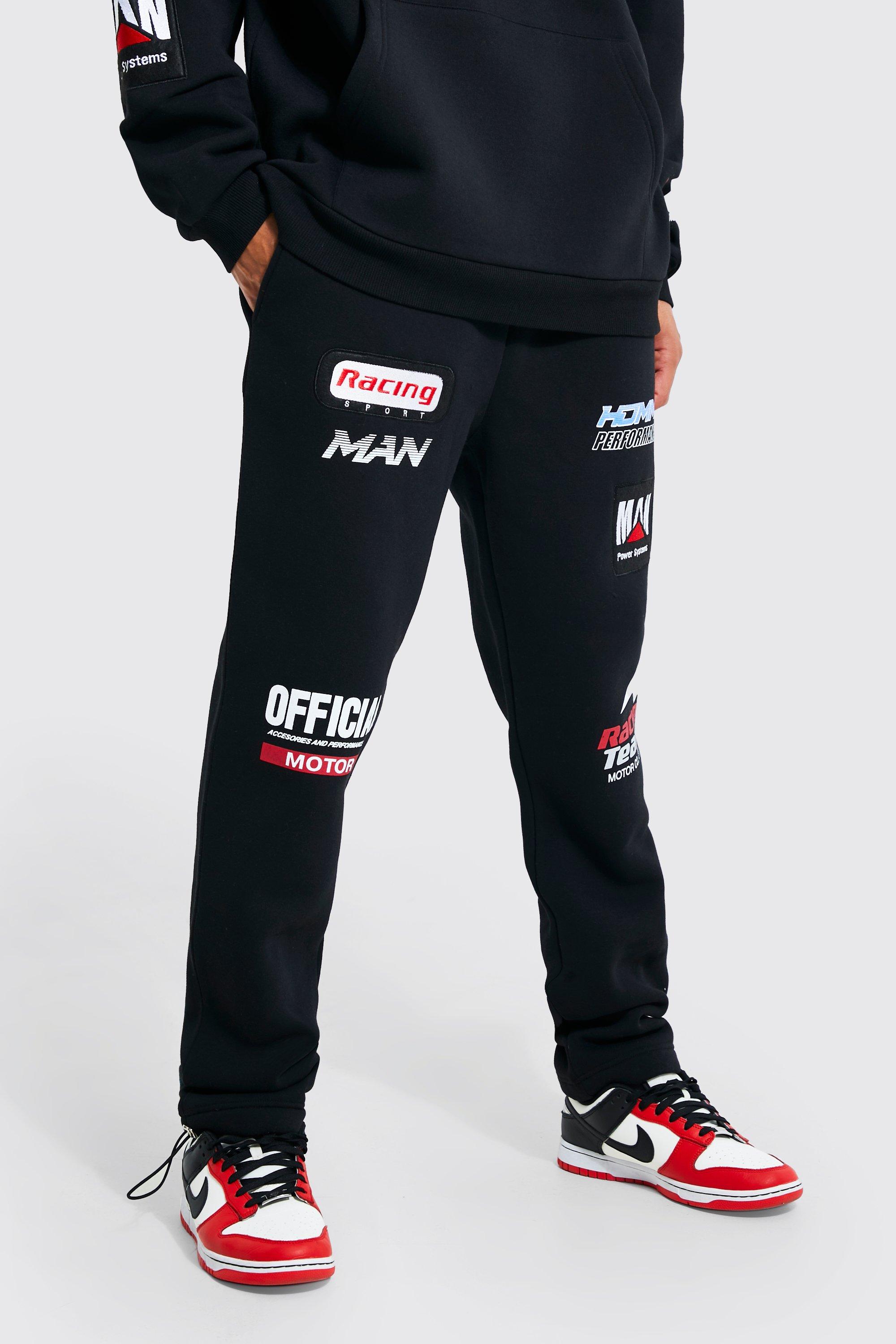 longer length tracksuit bottoms