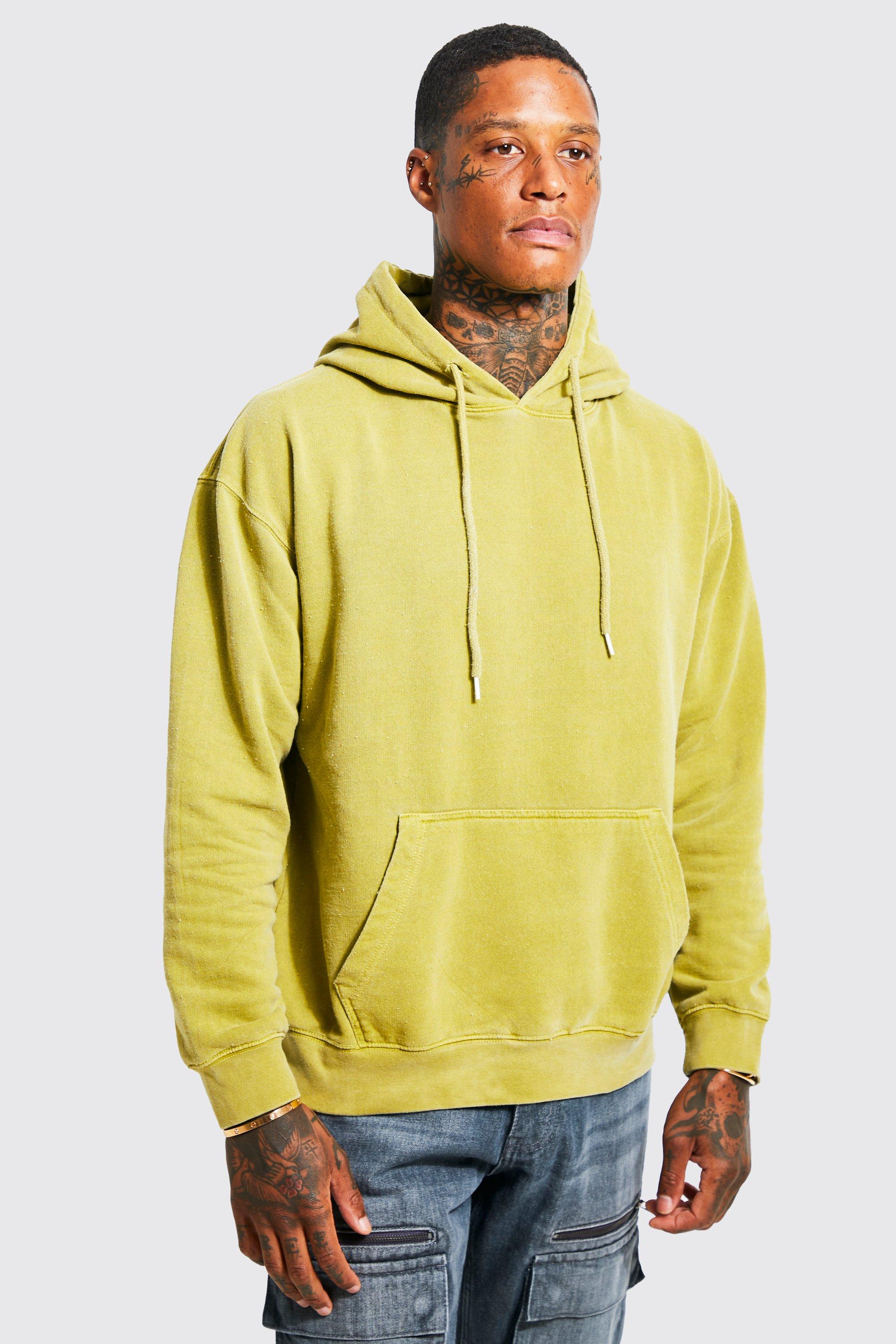 Boohooman discount yellow hoodie