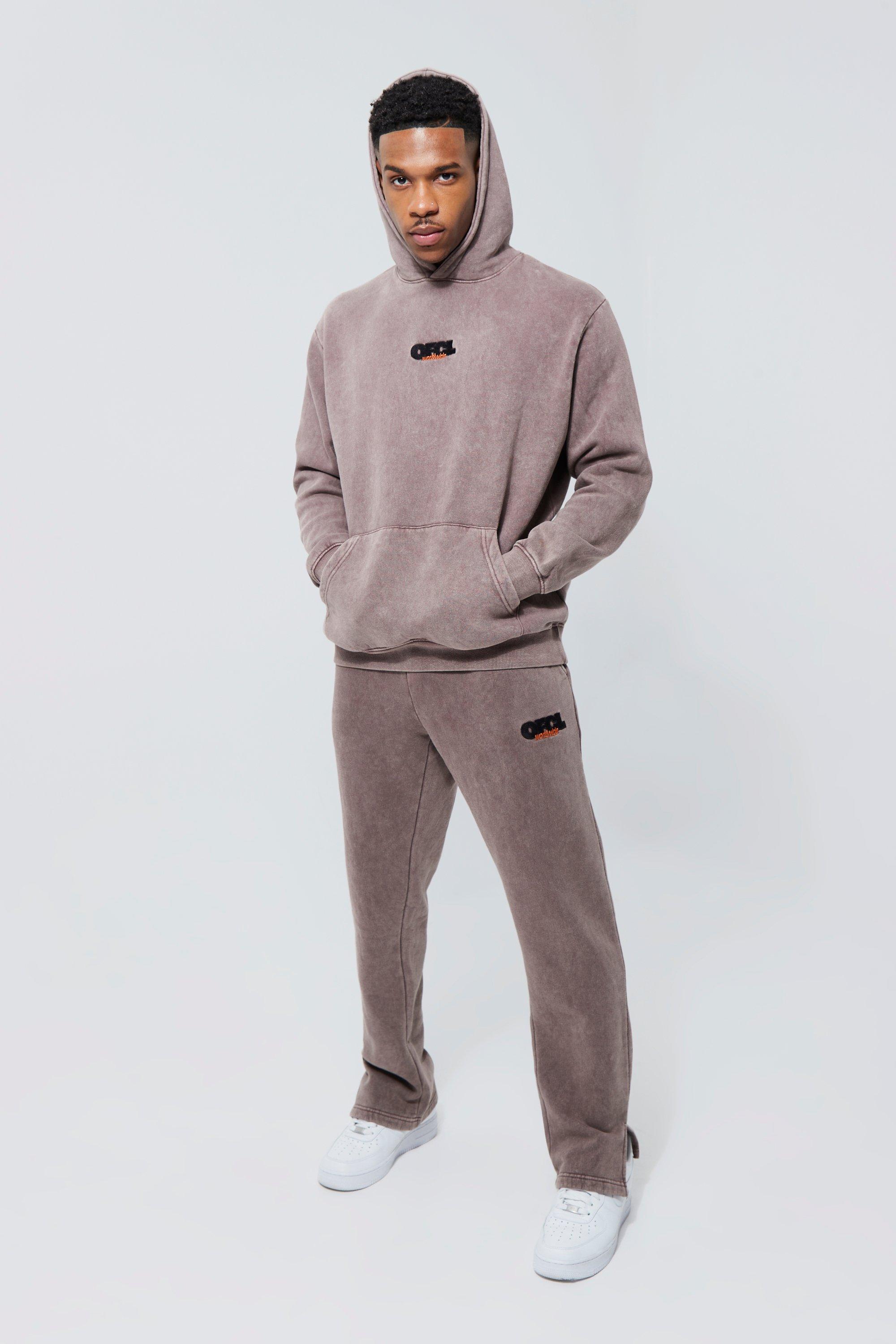 Man Washed Hooded Tracksuit