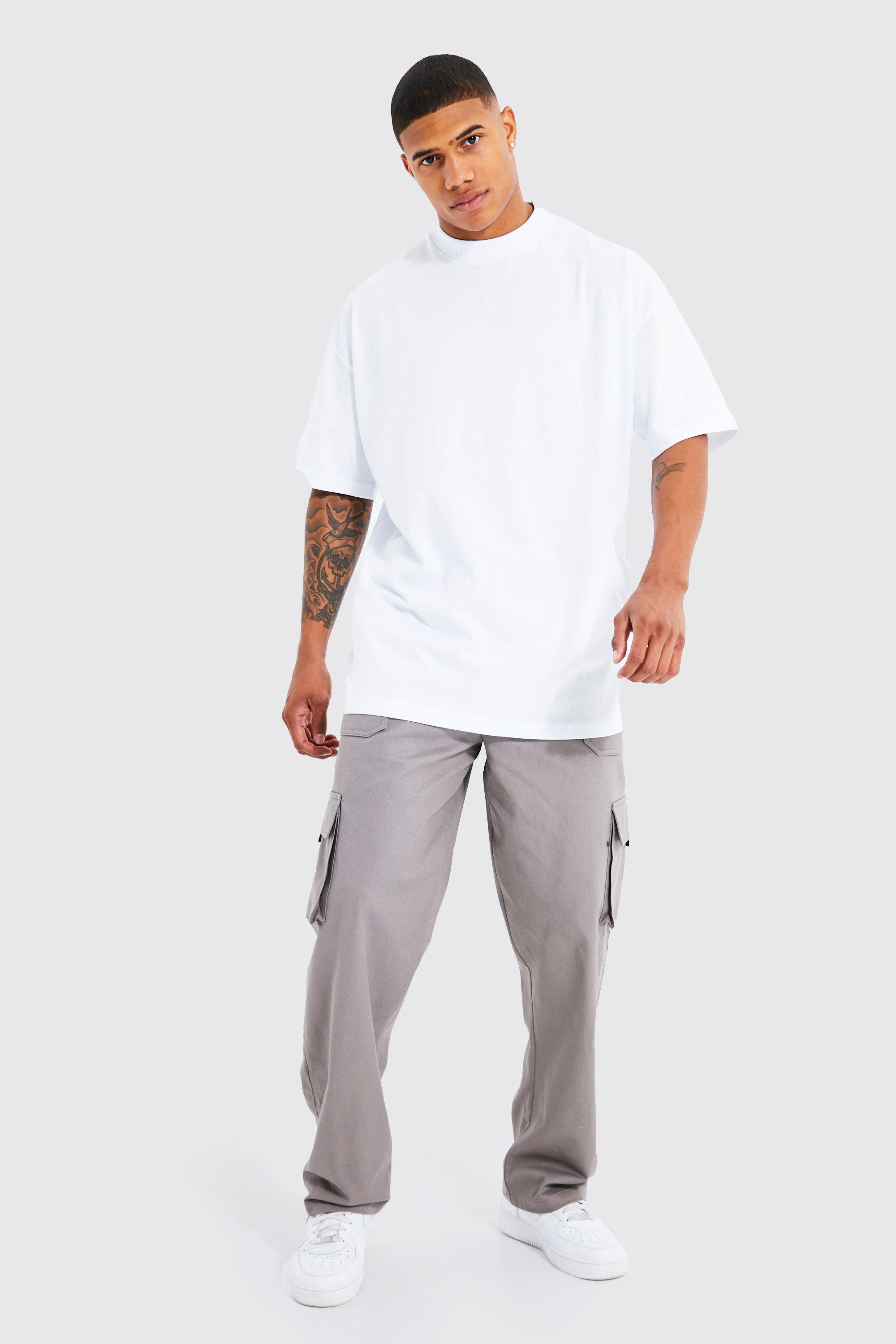 HEAVY COTTON T-SHIRT AND PANTS MATCHING SET