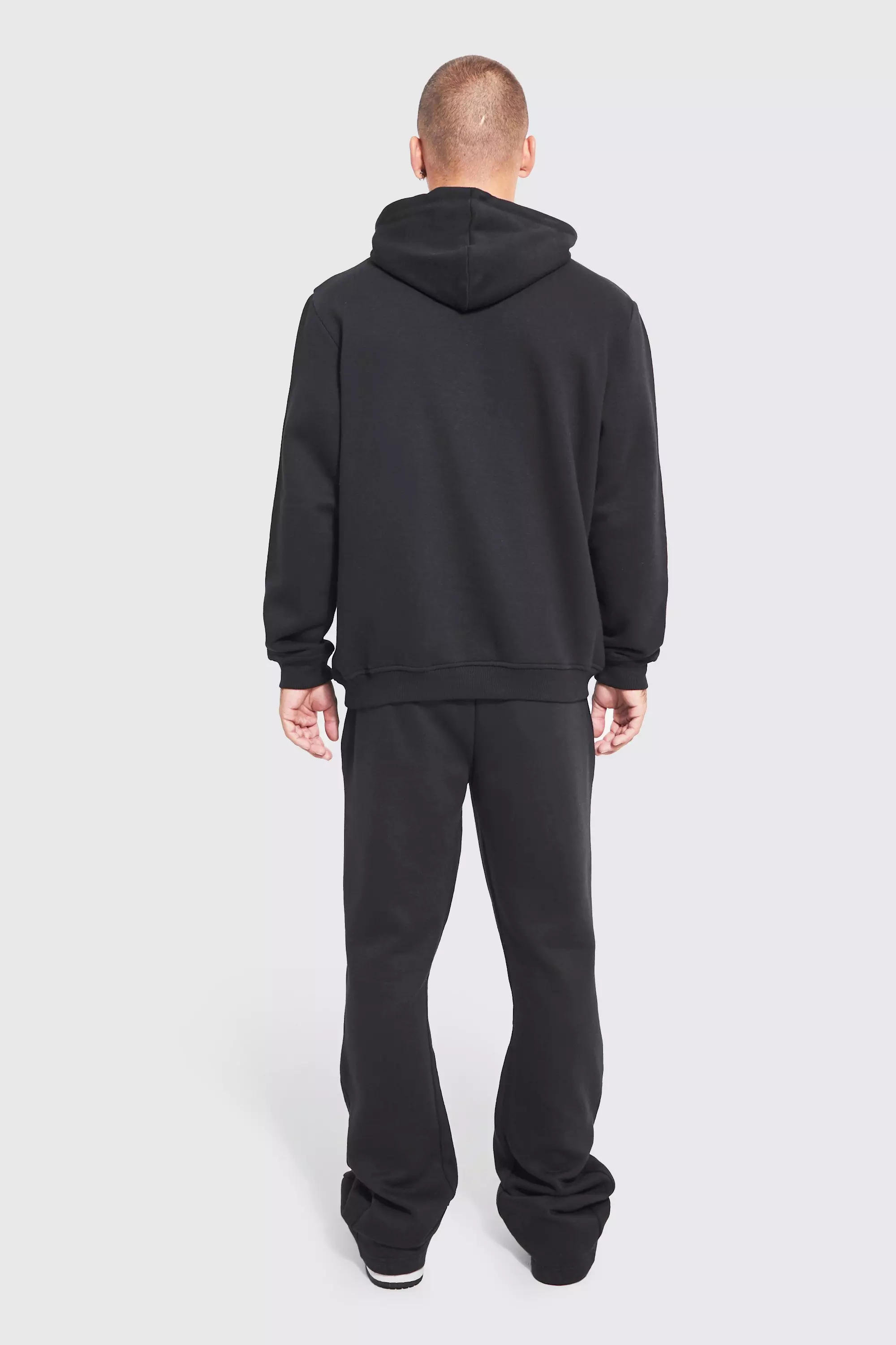 【boohoo】BRUSHED Slim Fit Pintuck Jogger セットアップ Slim Fit Man Pintuck Joggers | boohoo