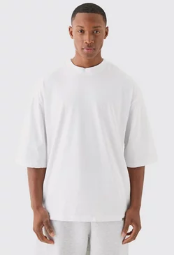 Oversized Heavyweight Half Sleeve T-shirt White