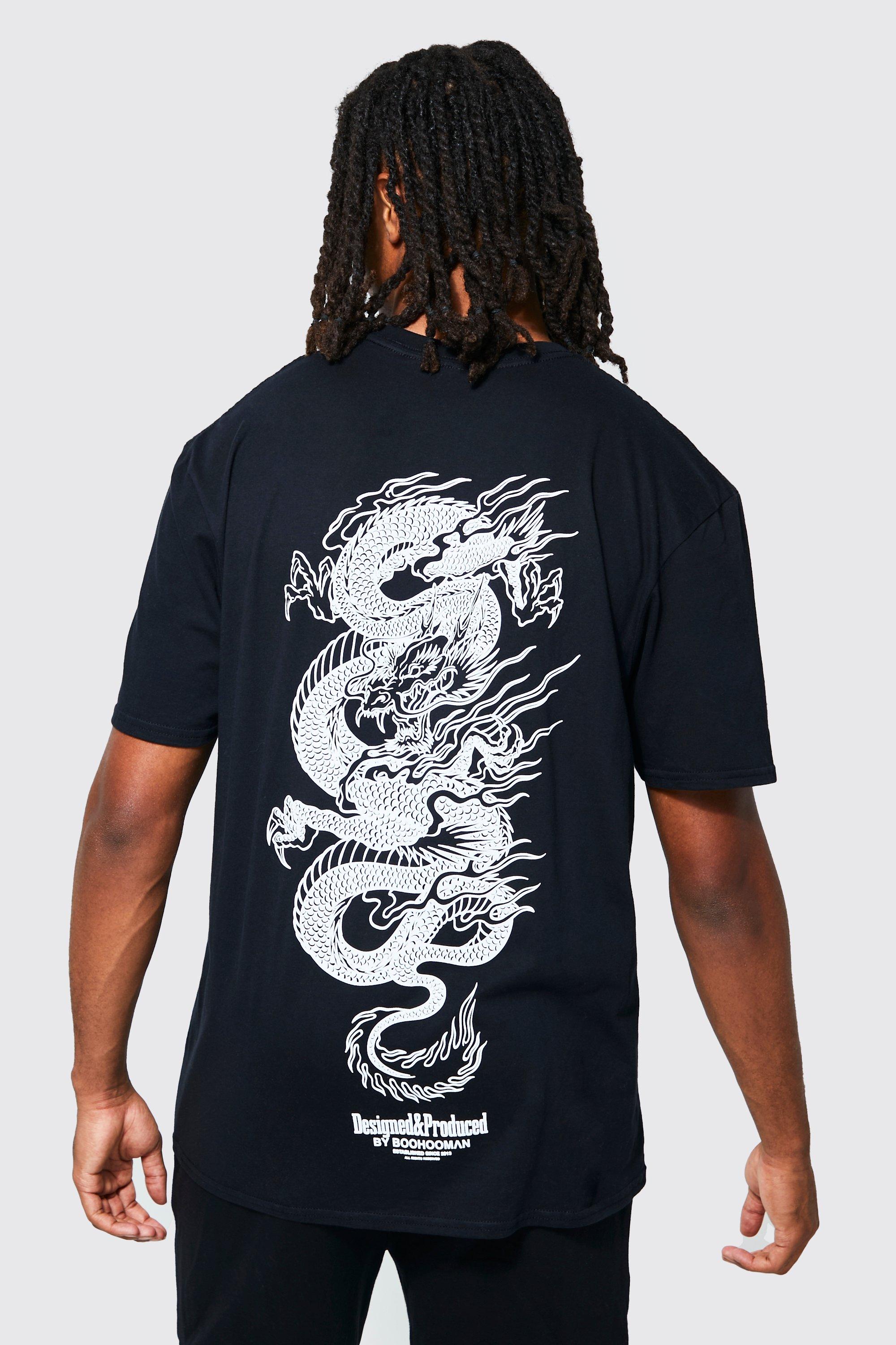 Vans t hot sale shirt dragon