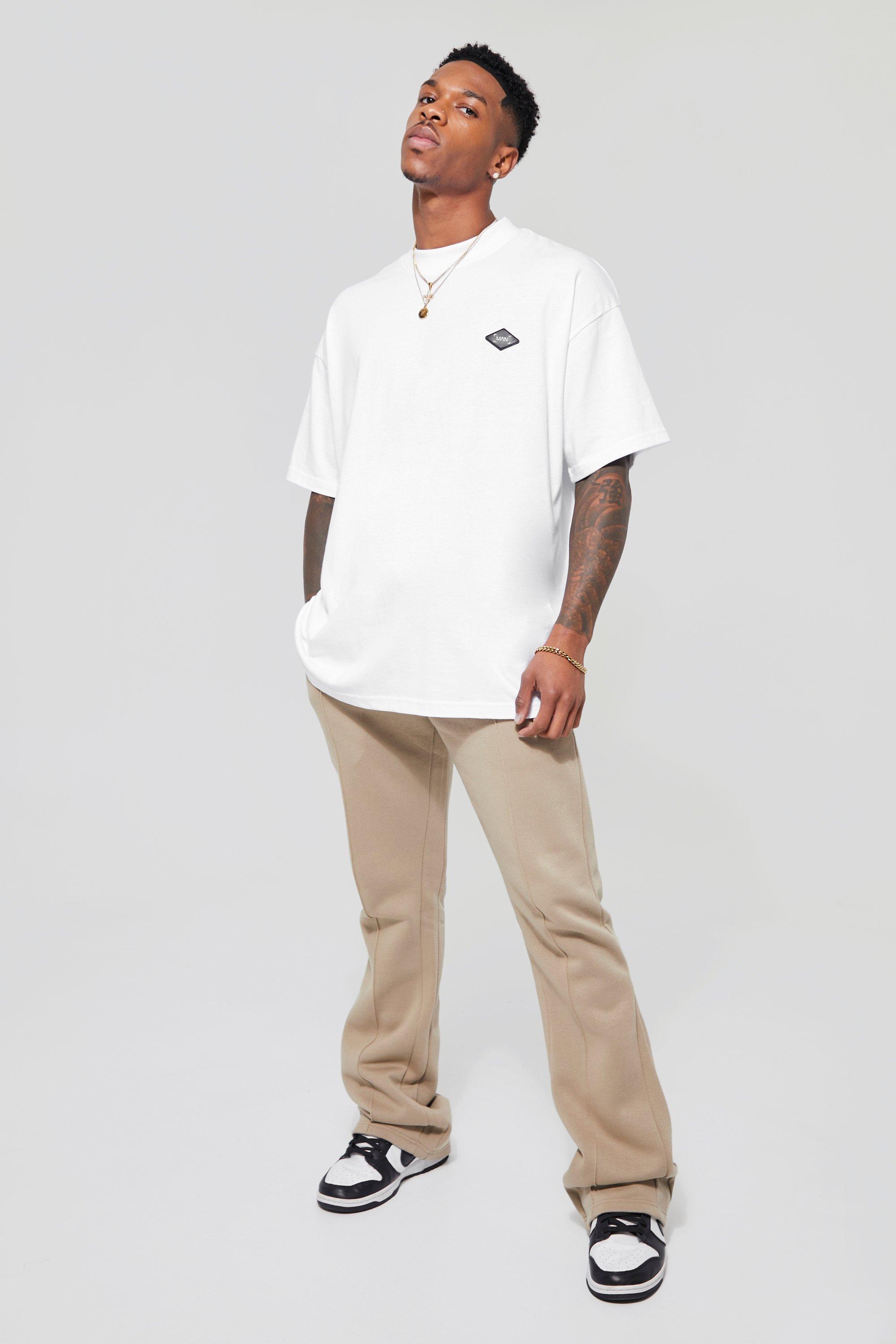 Oversized Scuba T-shirt And Jogger Set