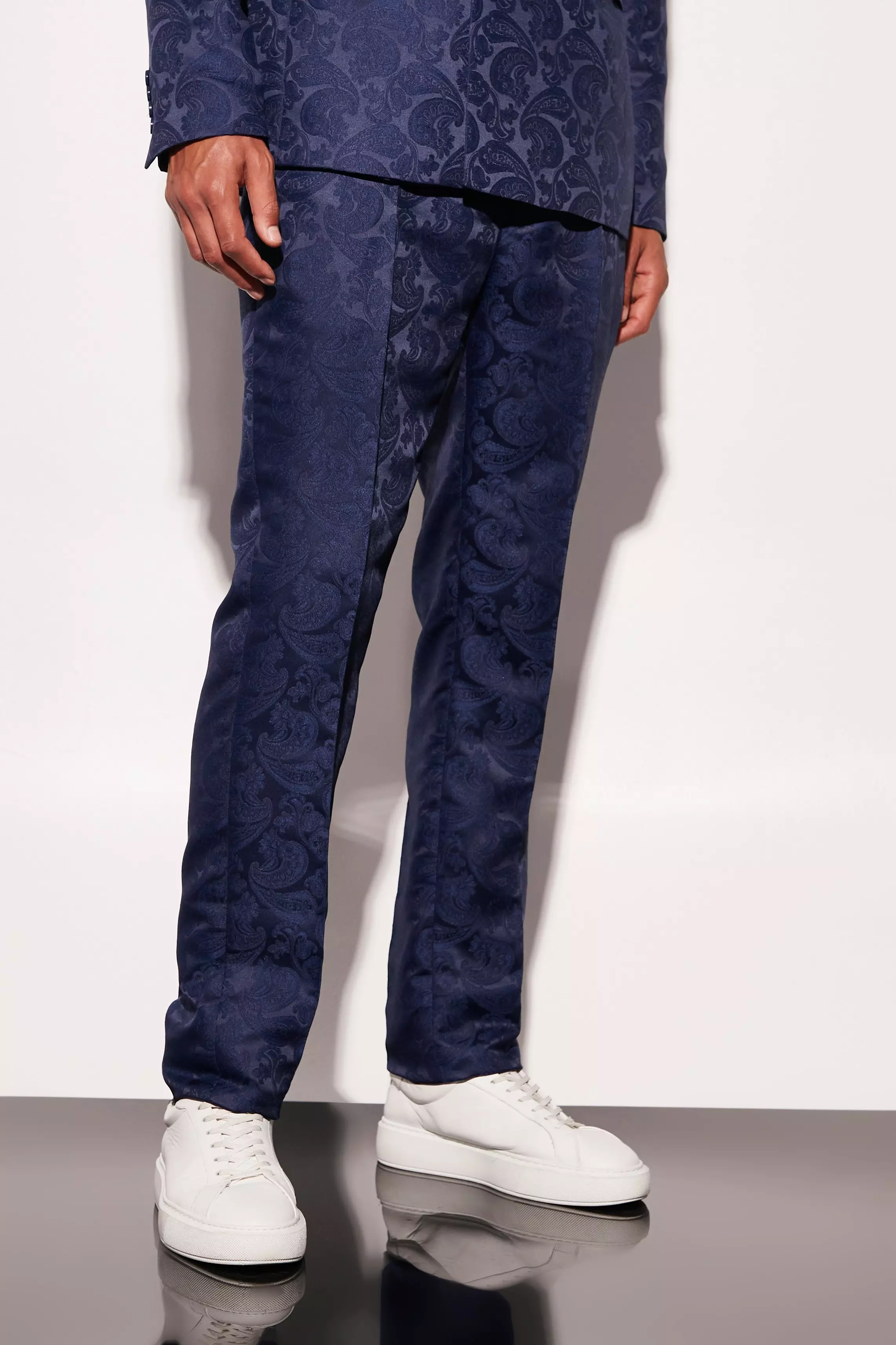 Men's Paisley Pants | boohooMAN USA