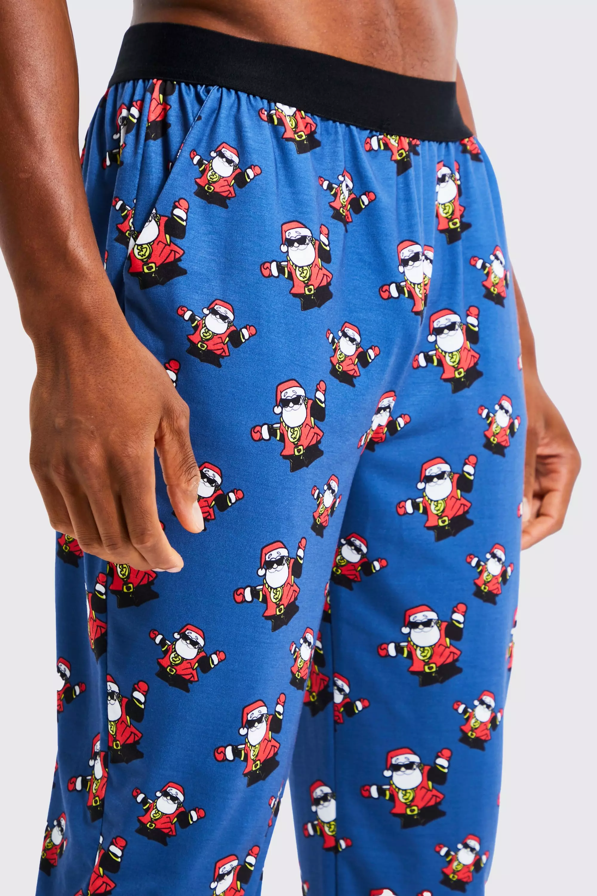 Santa Xmas Lounge Jogger boohooMAN UK