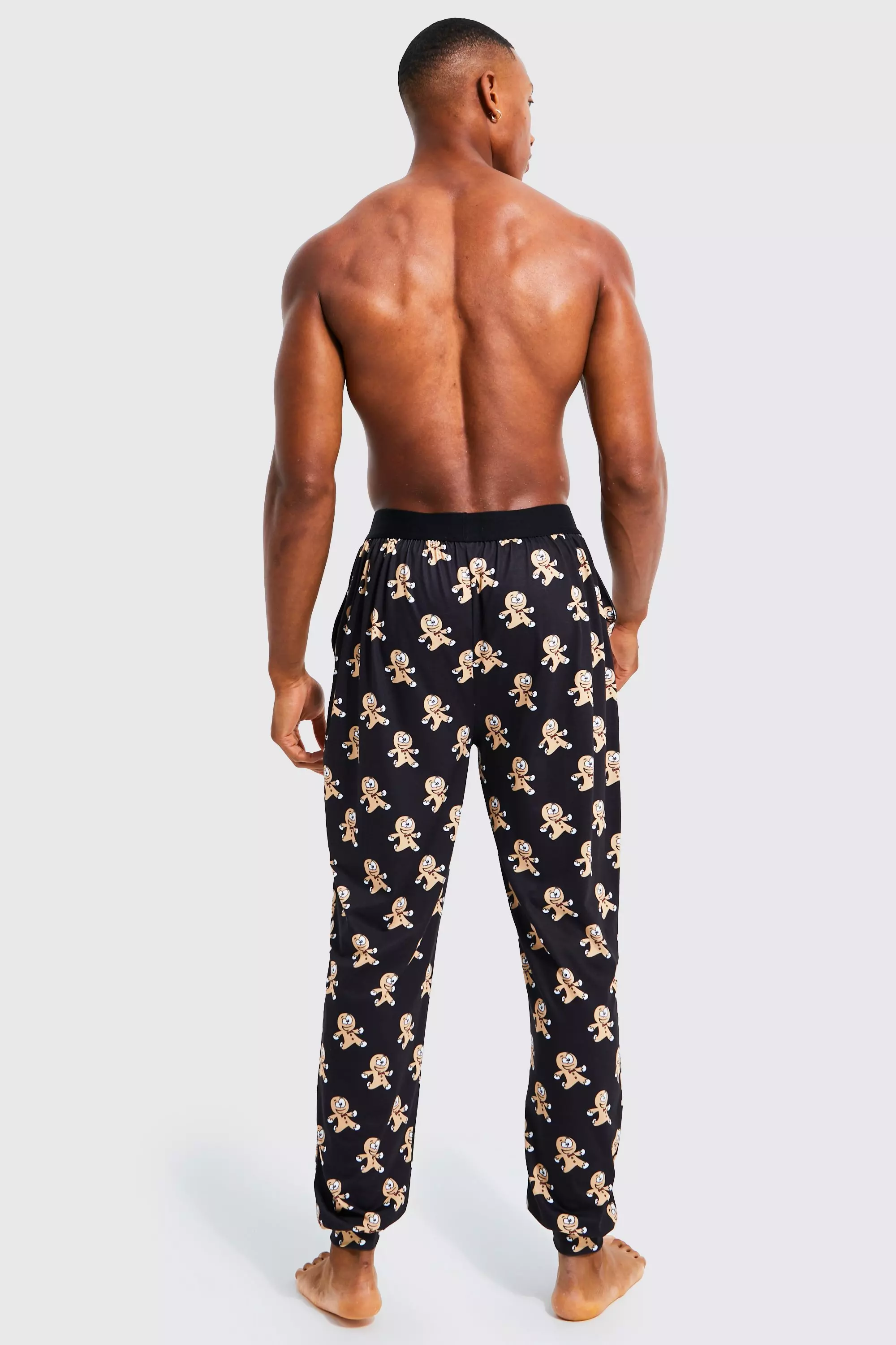 Black Xmas Gingerbread Man Lounge Pant alternative image