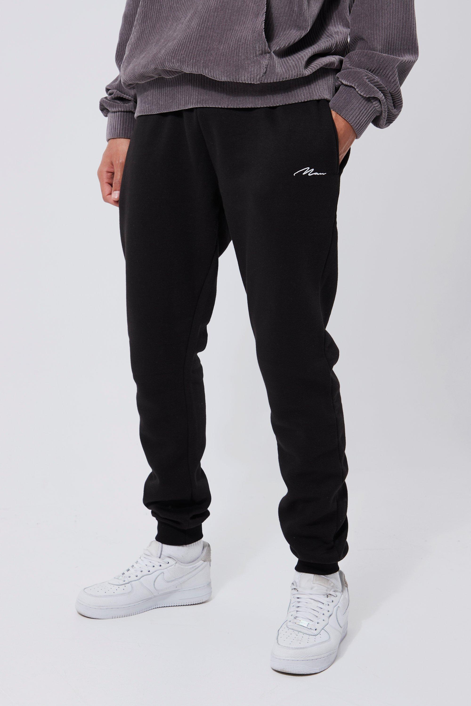 Boohooman skinny fit joggers new arrivals